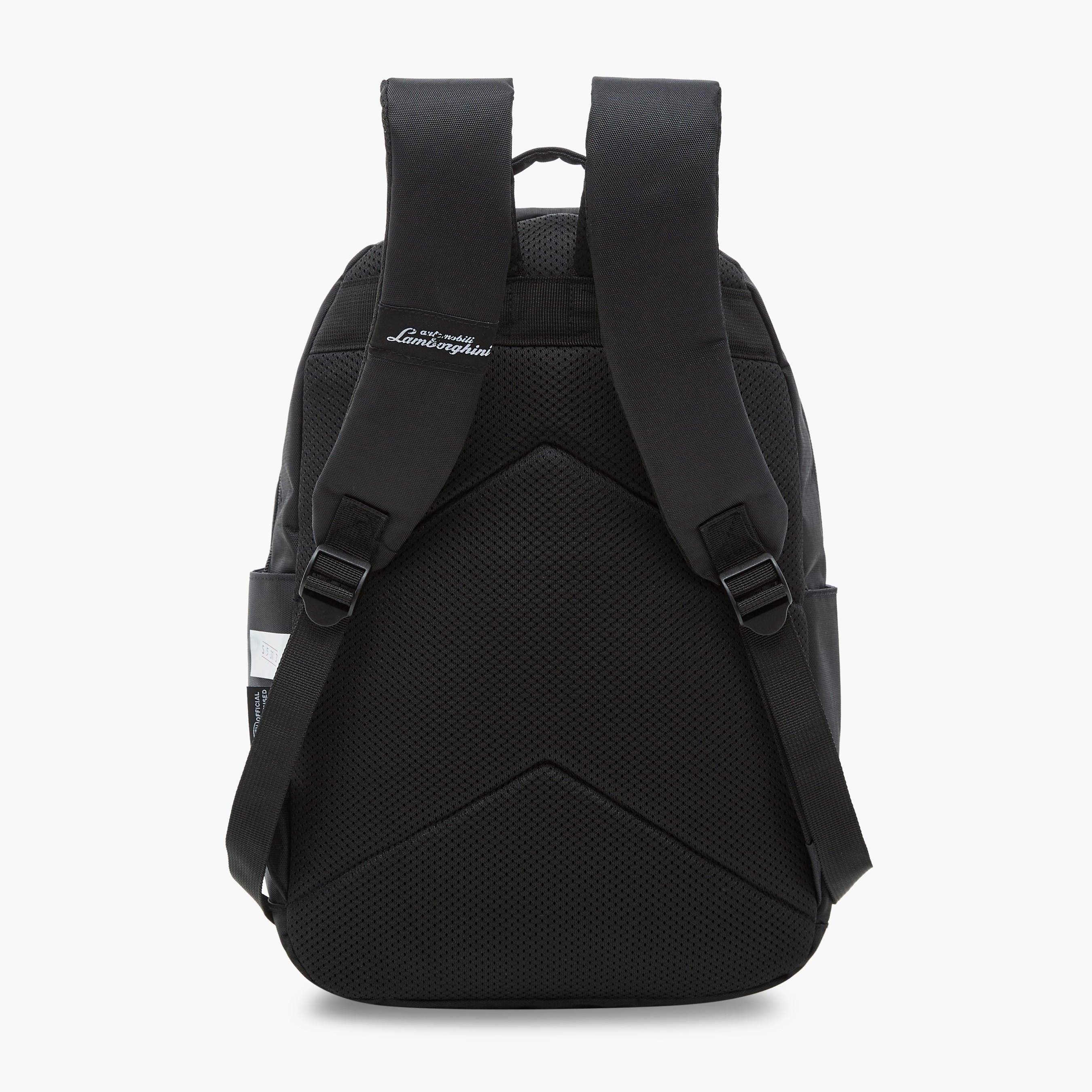 Lamborghini Printed Backpack with Adjustable Shoulder Straps - 16 inches-school-bagsandbackpacks-backpacks-image-5
