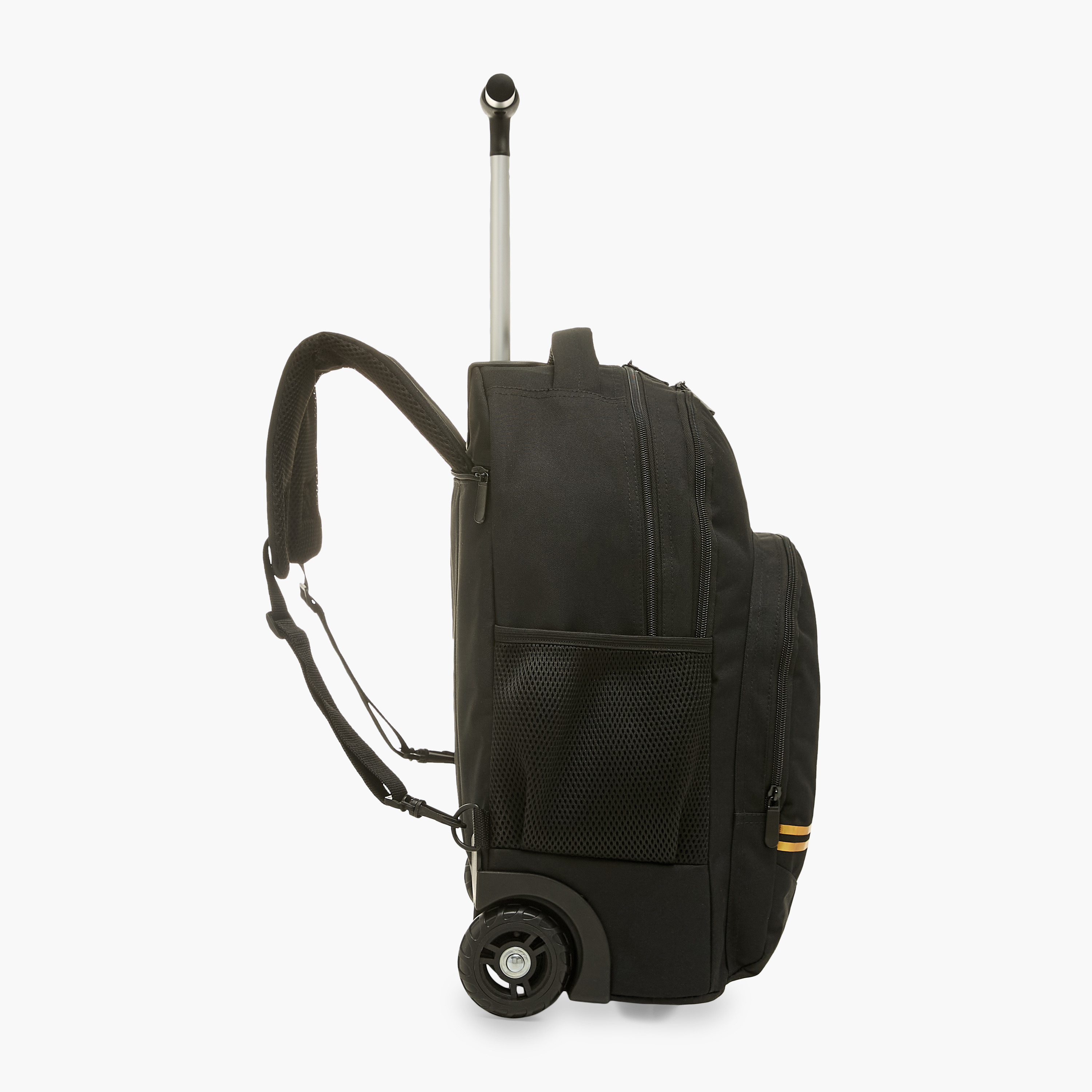 Hogwarts Print Trolley Backpack with Retractable Handle - 20 inch-school-bagsandbackpacks-trolleybags-image-3