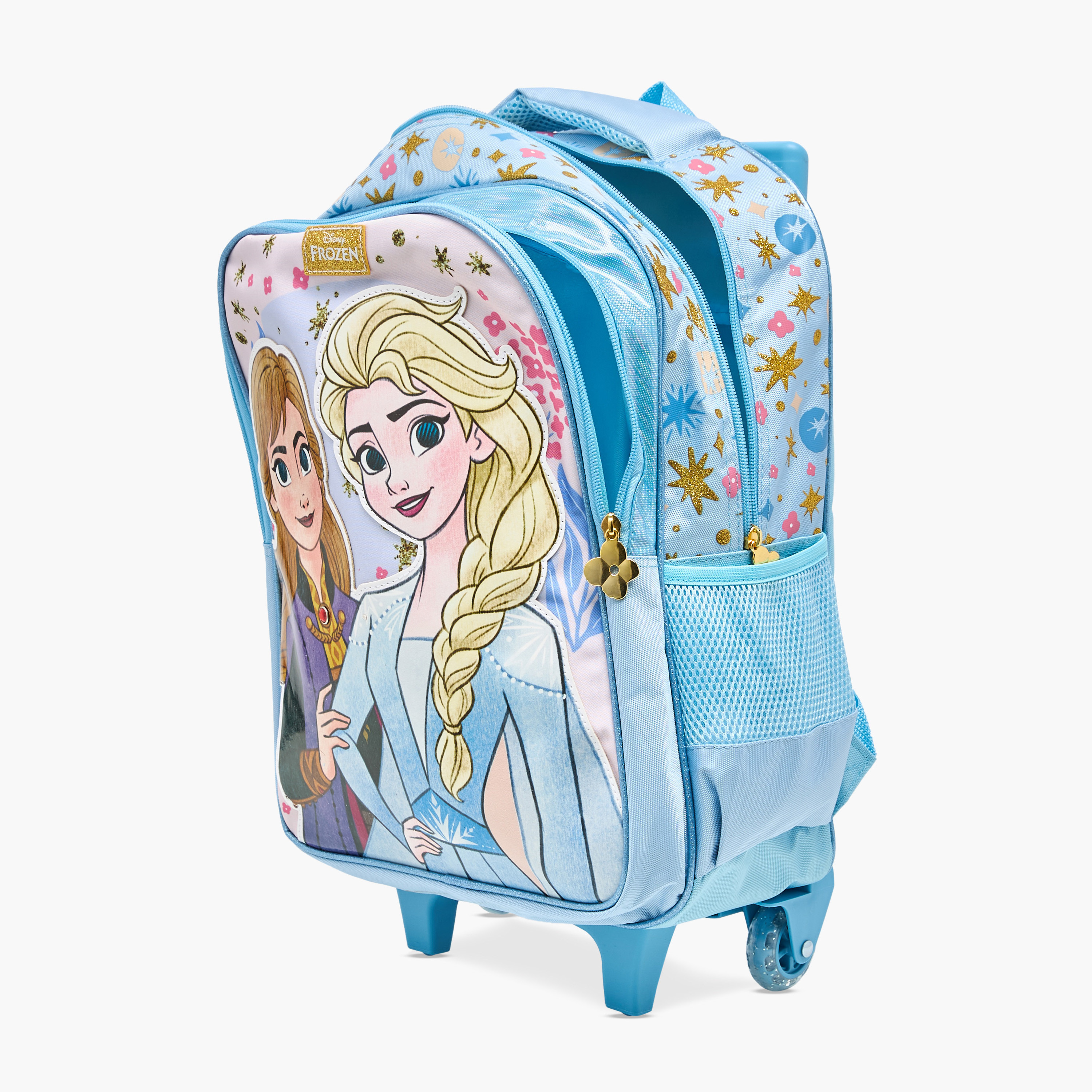 Frozen Print Trolley Backpack with Retractable Handle - 16 inches-cpkids-backtoschool-schoolbagsandbackpacks-trolleybags-image-10