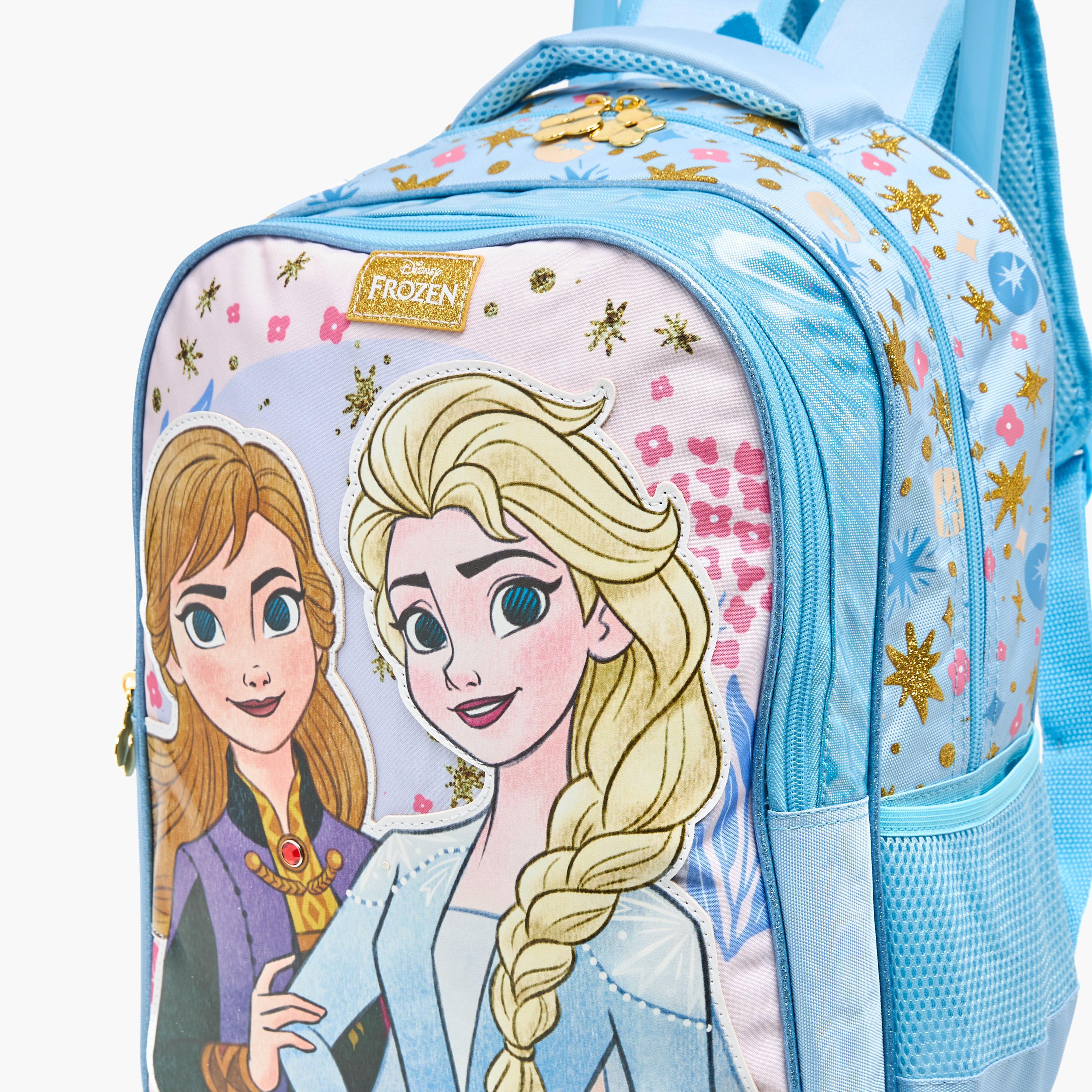 Frozen Print Trolley Backpack with Retractable Handle - 16 inches-cpkids-backtoschool-schoolbagsandbackpacks-trolleybags-image-7