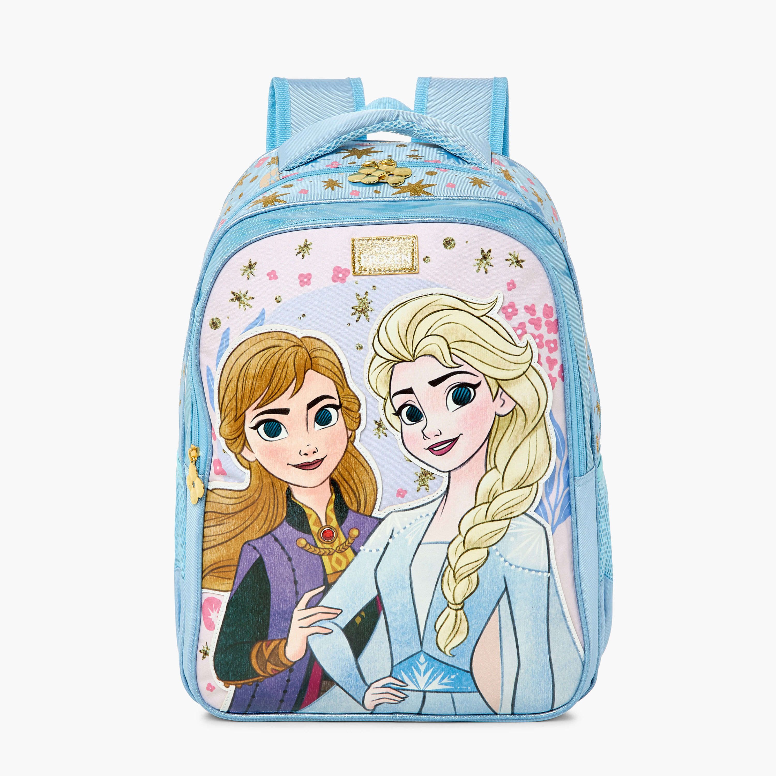 Frozen Print Backpack with Zip Closure and Adjustable Straps - 16 inches-school-bagsandbackpacks-backpacks-image-1