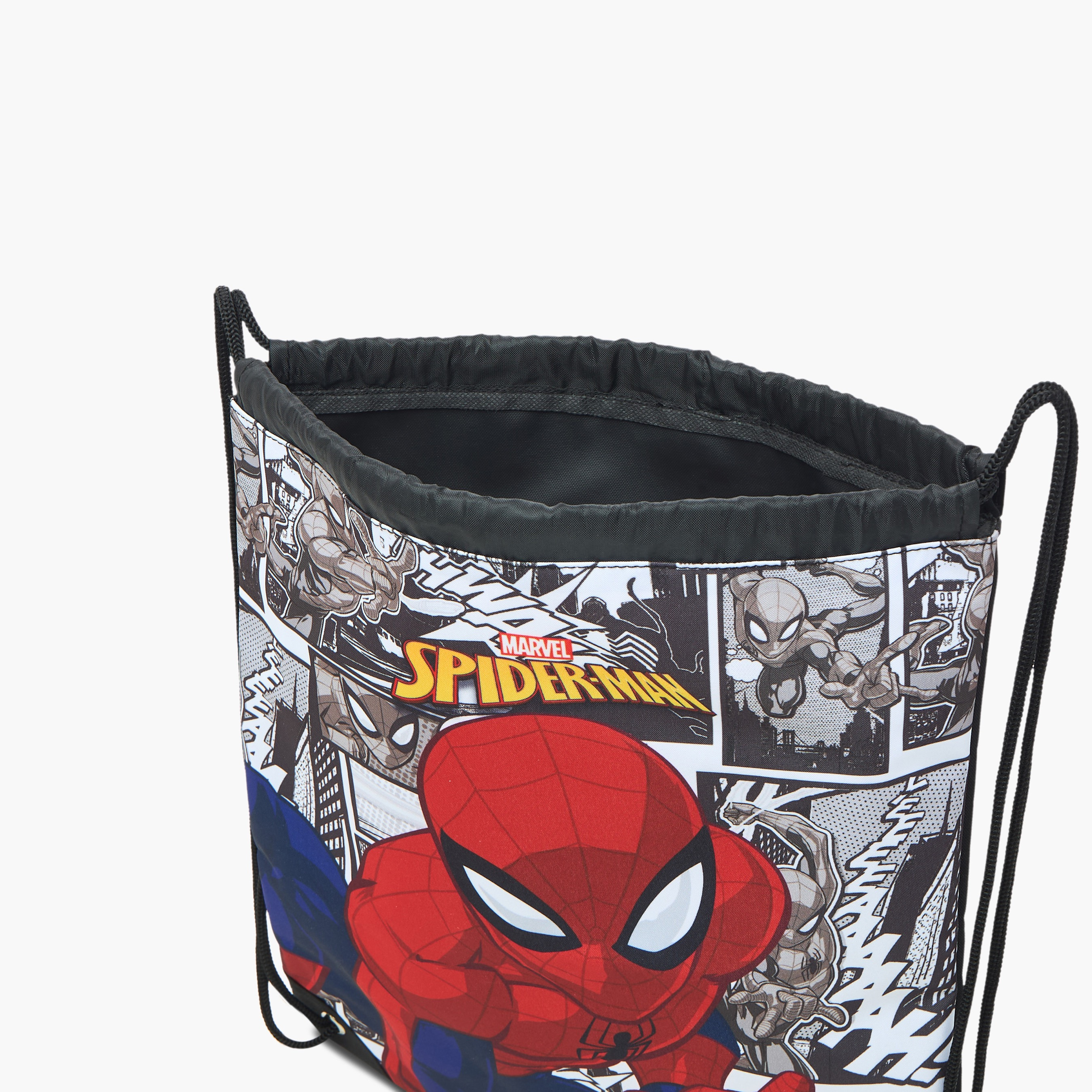 Spider-Man Print Drawstring Bag-boys-accessories-bagsandbackpacks-image-7