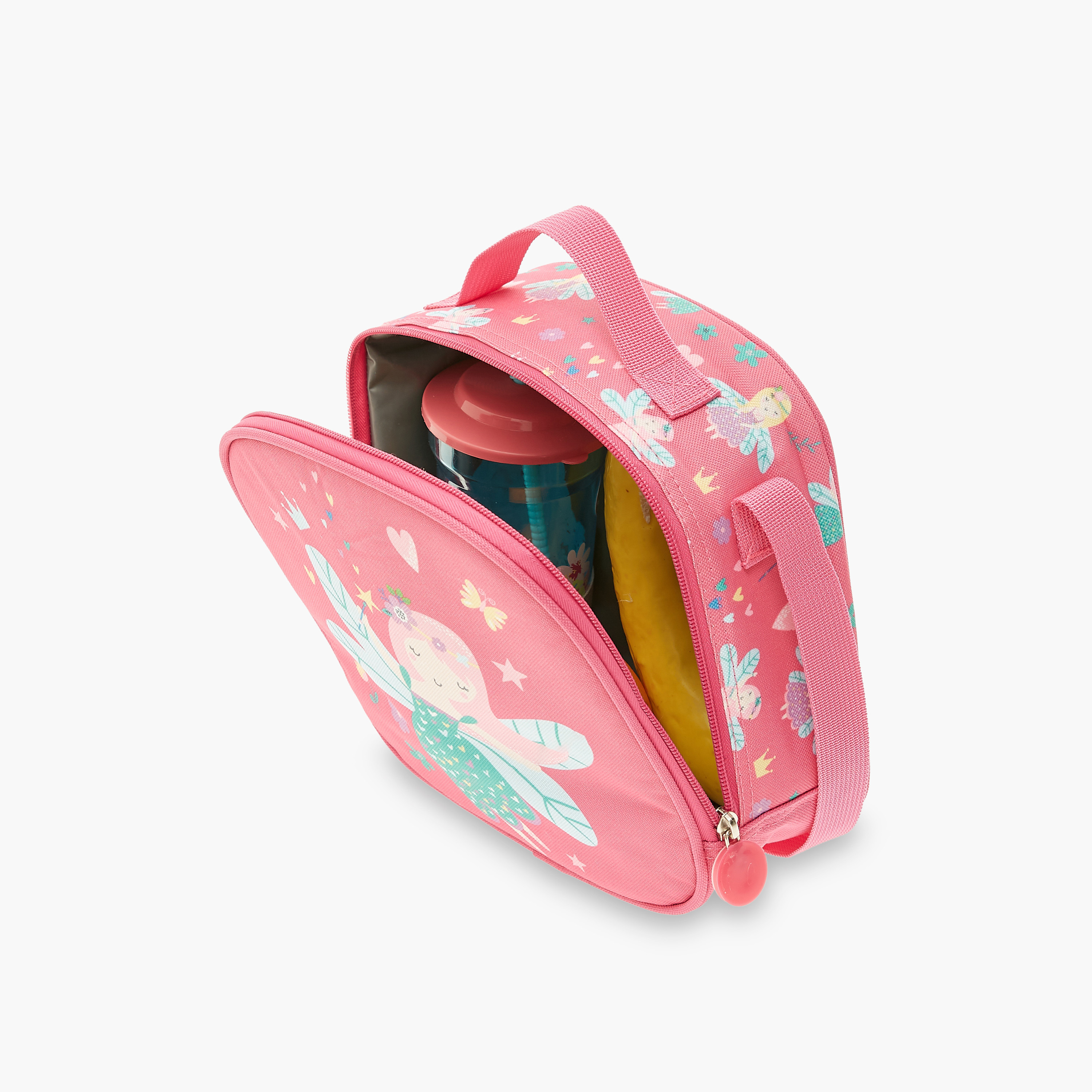 Juniors Fairy Print Lunch Bag with Zip Closure and Adjustable Strap-school-lunchessentials-lunchbags-image-5