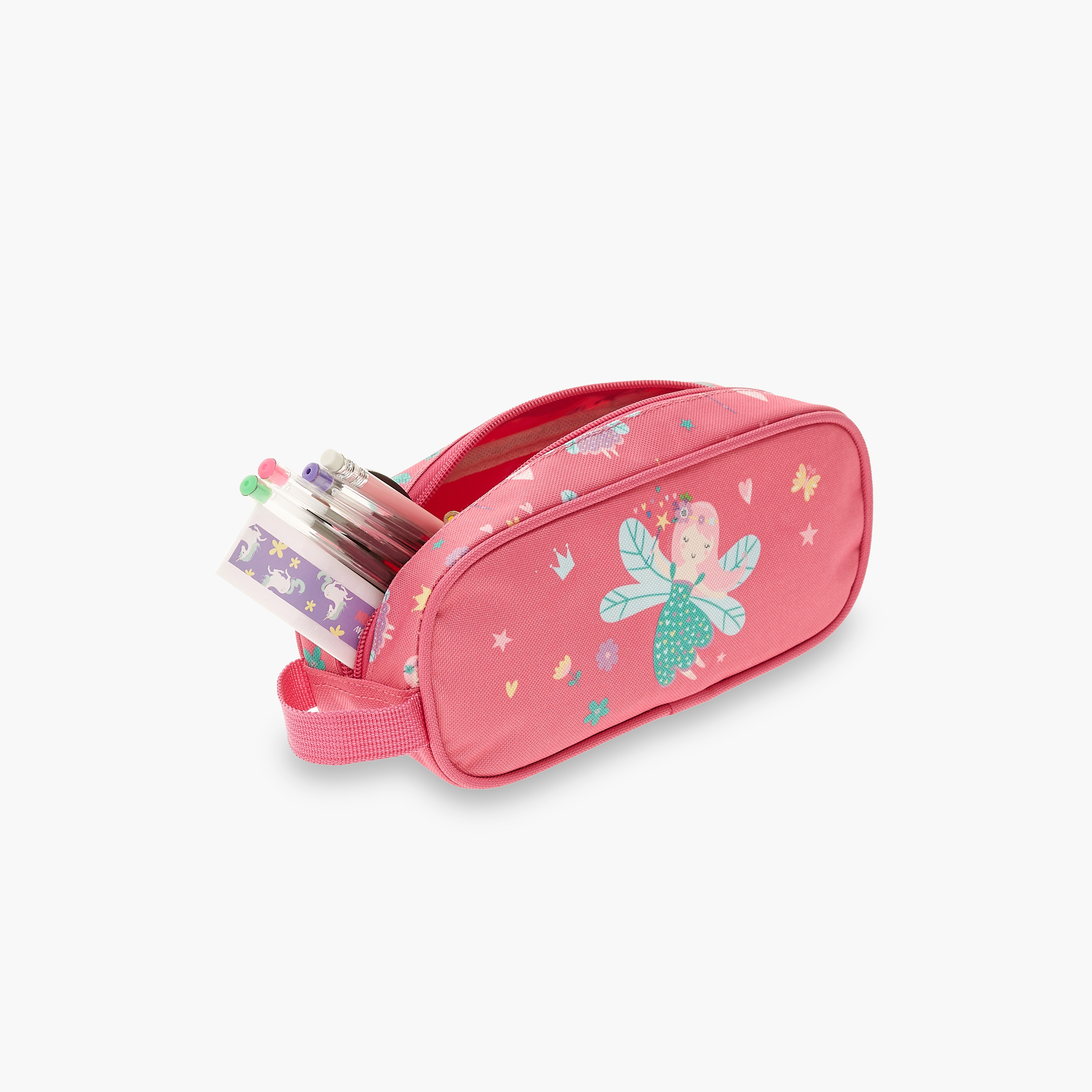 مقلمة بسحاب إغلاق ومقبض وطبعات من جونيورز-school-stationery-pencilcases-image-7