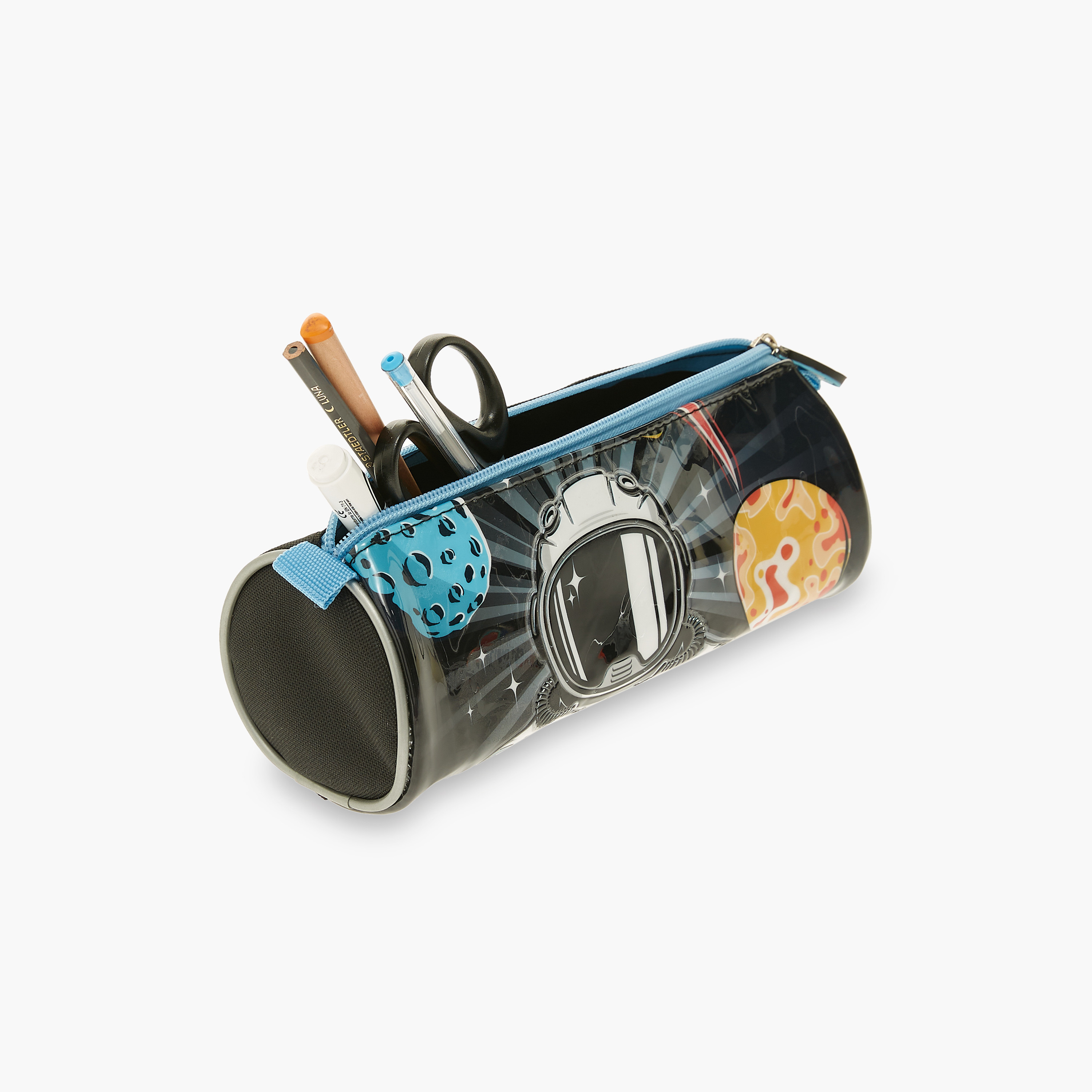 Juniors Astronaut Print Pencil Pouch with Zip Closure-school-stationery-pencilcases-image-7