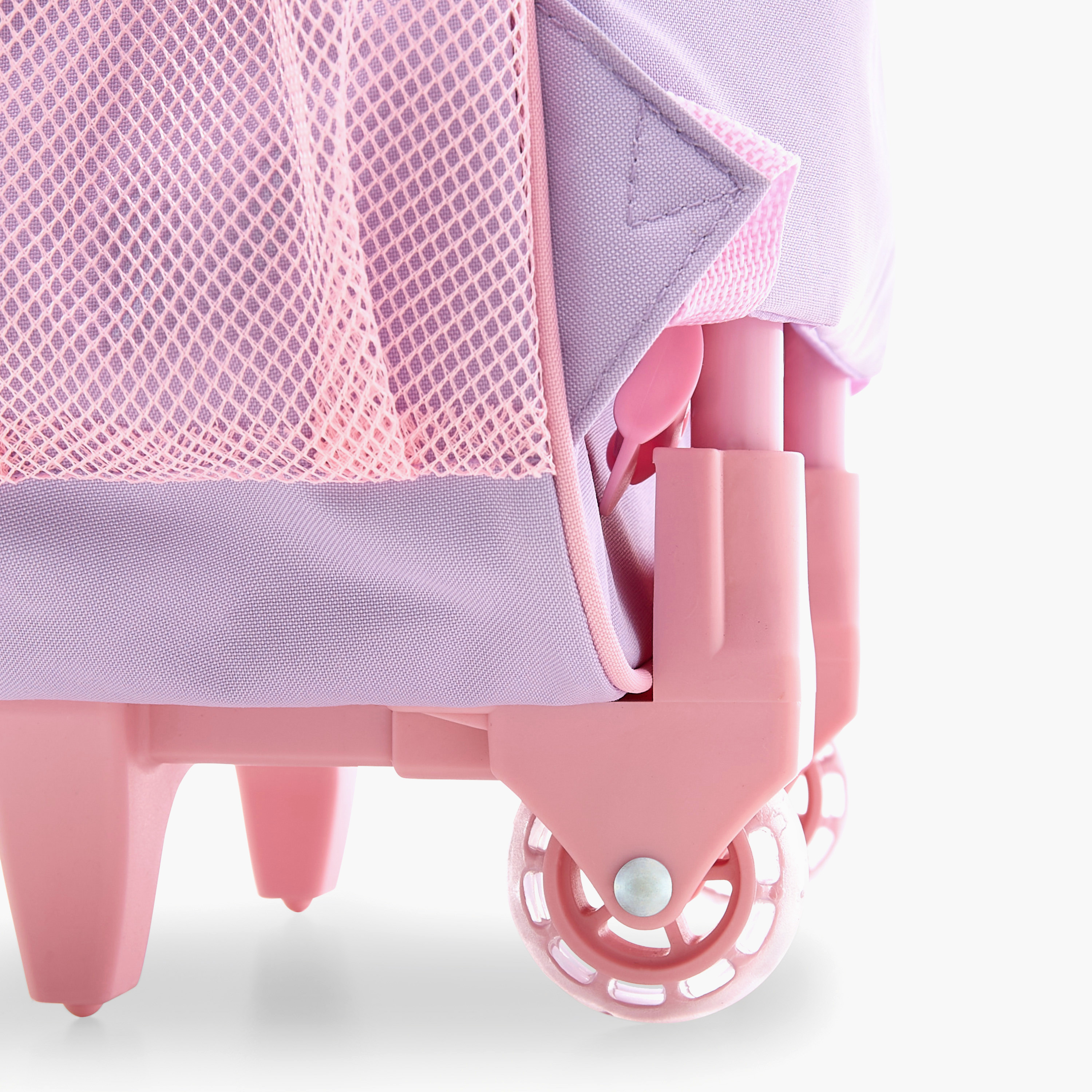 Disney Stitch Print Trolley Backpack with Lunch Bag and Pencil Pouch - 16 inches-school-bagsandbackpacks-trolleybags-image-11