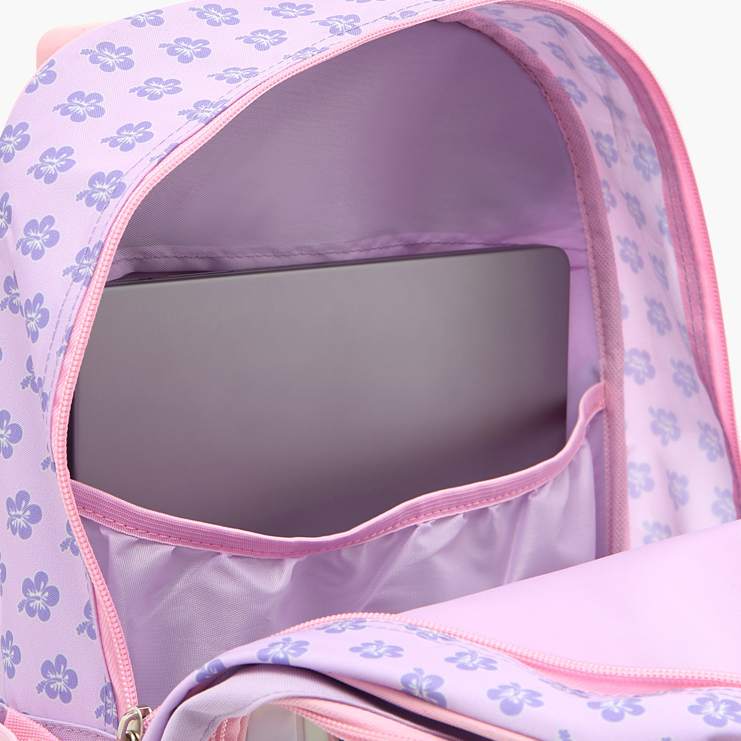 Disney Stitch Print Trolley Backpack with Lunch Bag and Pencil Pouch - 16 inches-school-bagsandbackpacks-trolleybags-image-13