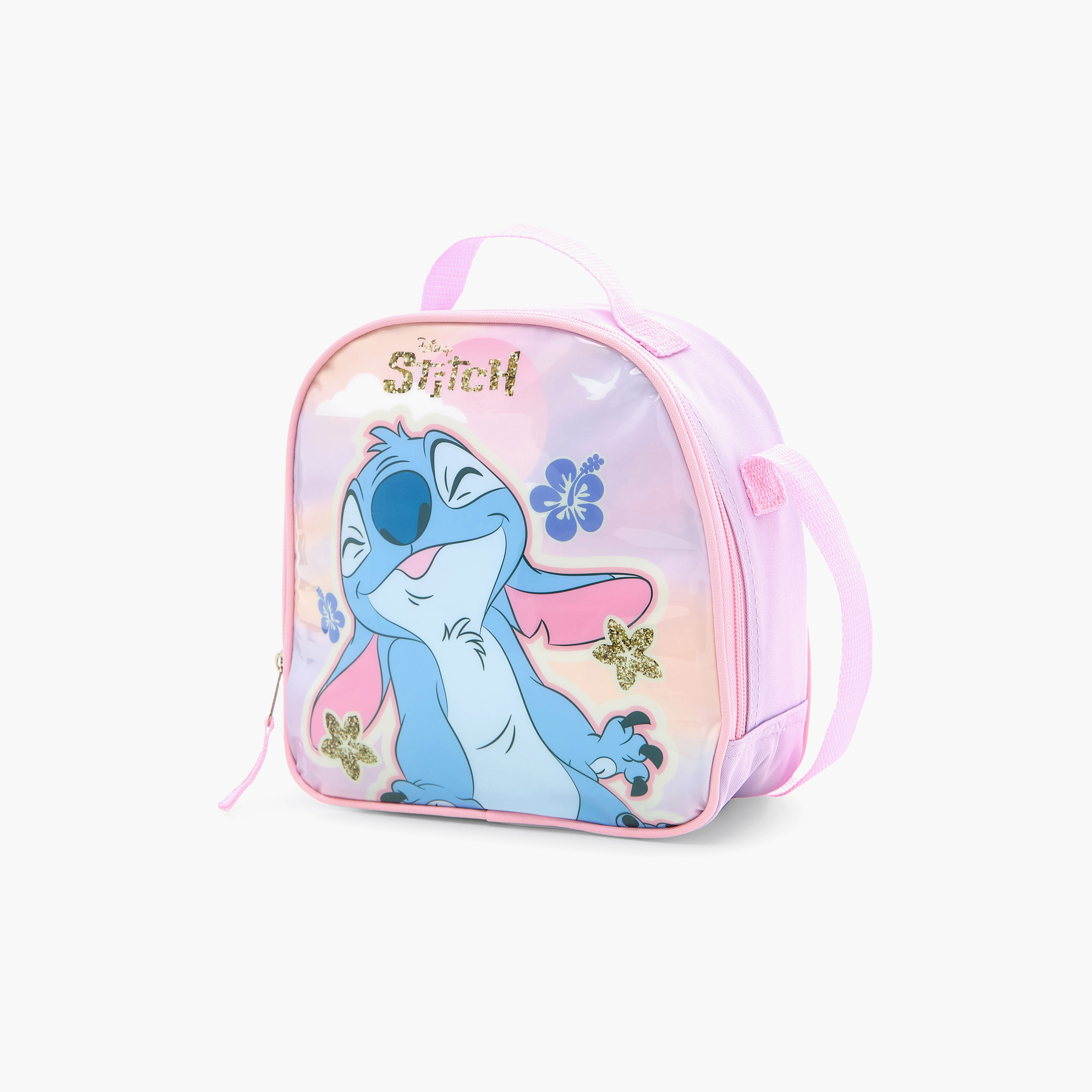 Disney Stitch Print Trolley Backpack with Lunch Bag and Pencil Pouch - 16 inches-school-bagsandbackpacks-trolleybags-image-15
