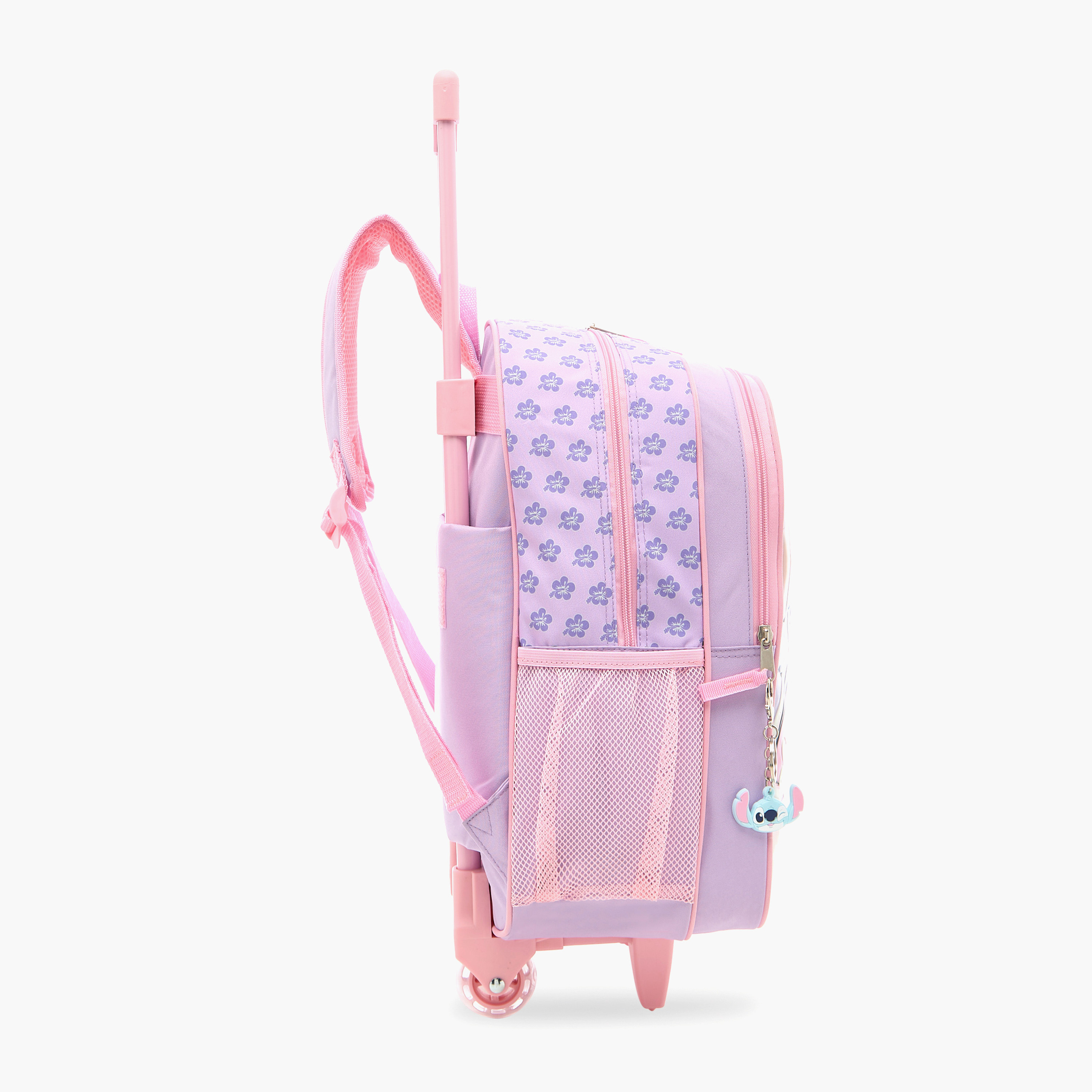 Disney Stitch Print Trolley Backpack with Lunch Bag and Pencil Pouch - 16 inches-school-bagsandbackpacks-trolleybags-image-3