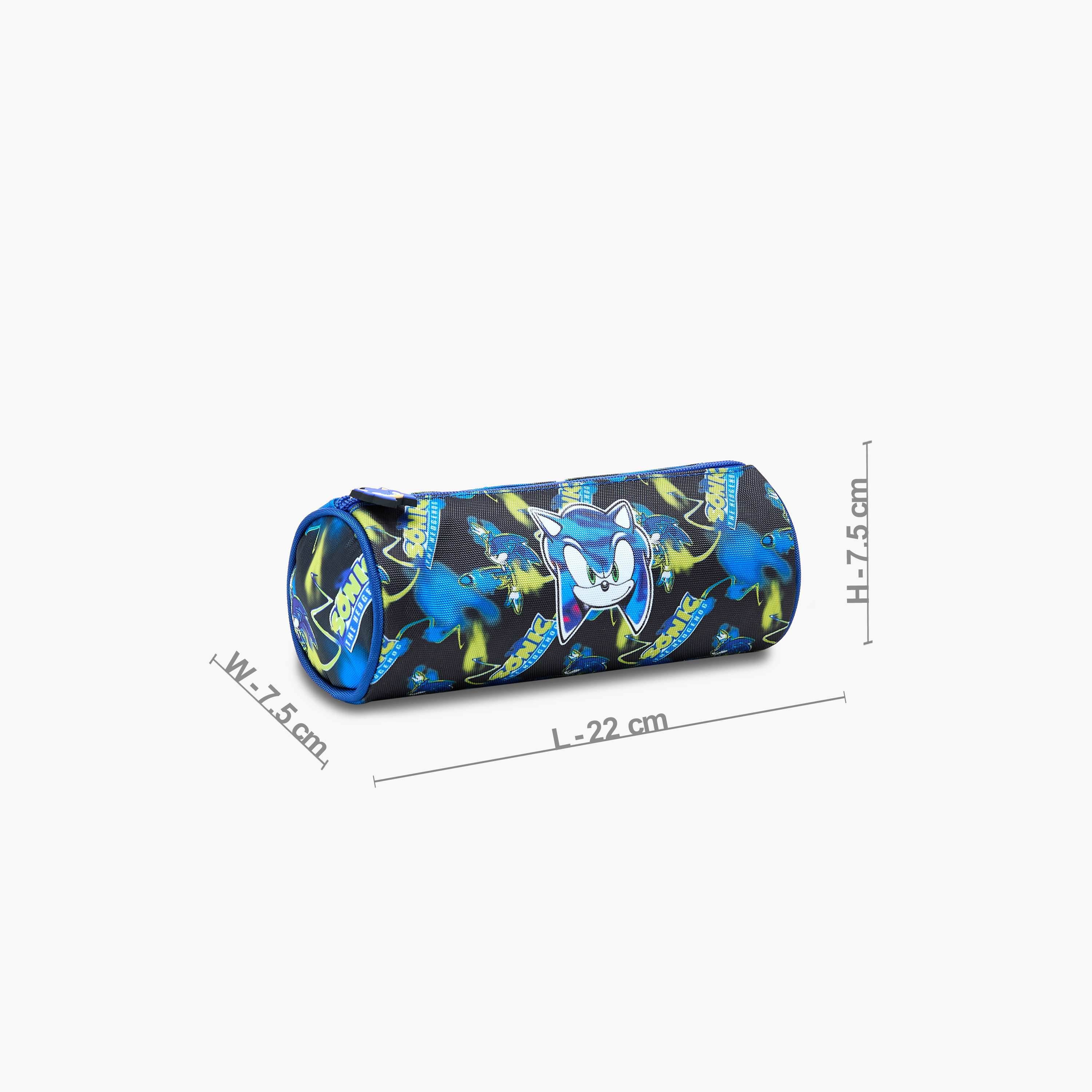 مقلمة بسحاب إغلاق وطبعات سونيك ذا هيدجهوج-school-stationery-pencilcases-image-2
