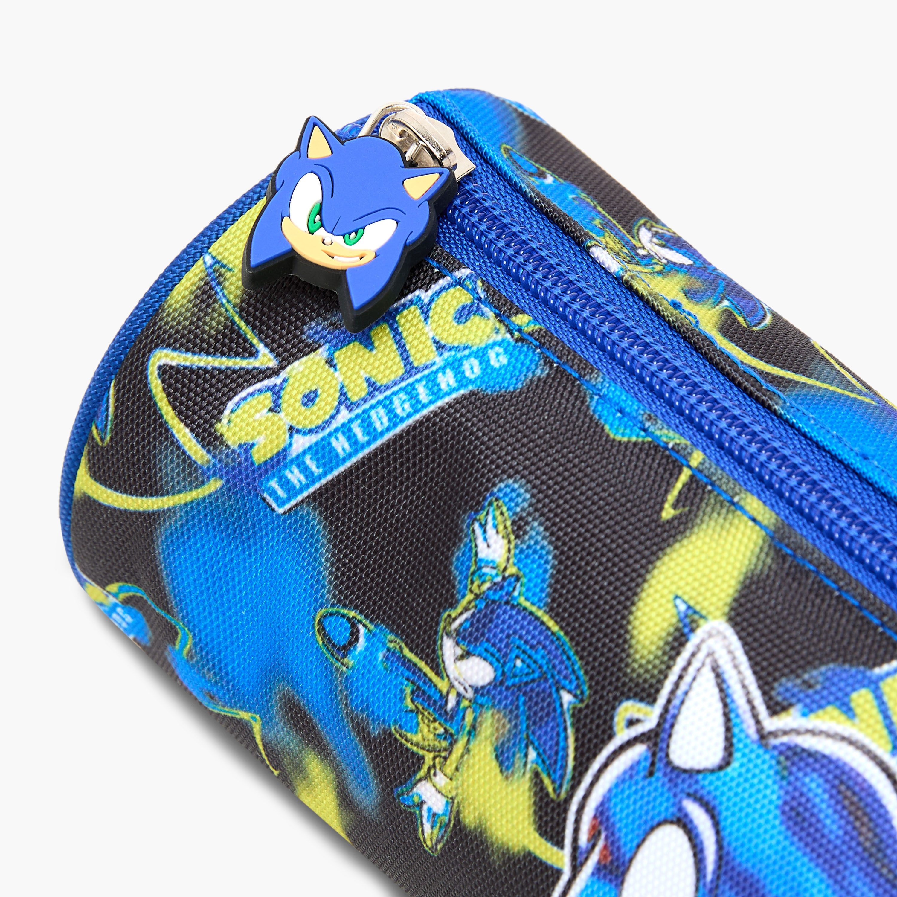 مقلمة بسحاب إغلاق وطبعات سونيك ذا هيدجهوج-school-stationery-pencilcases-image-7