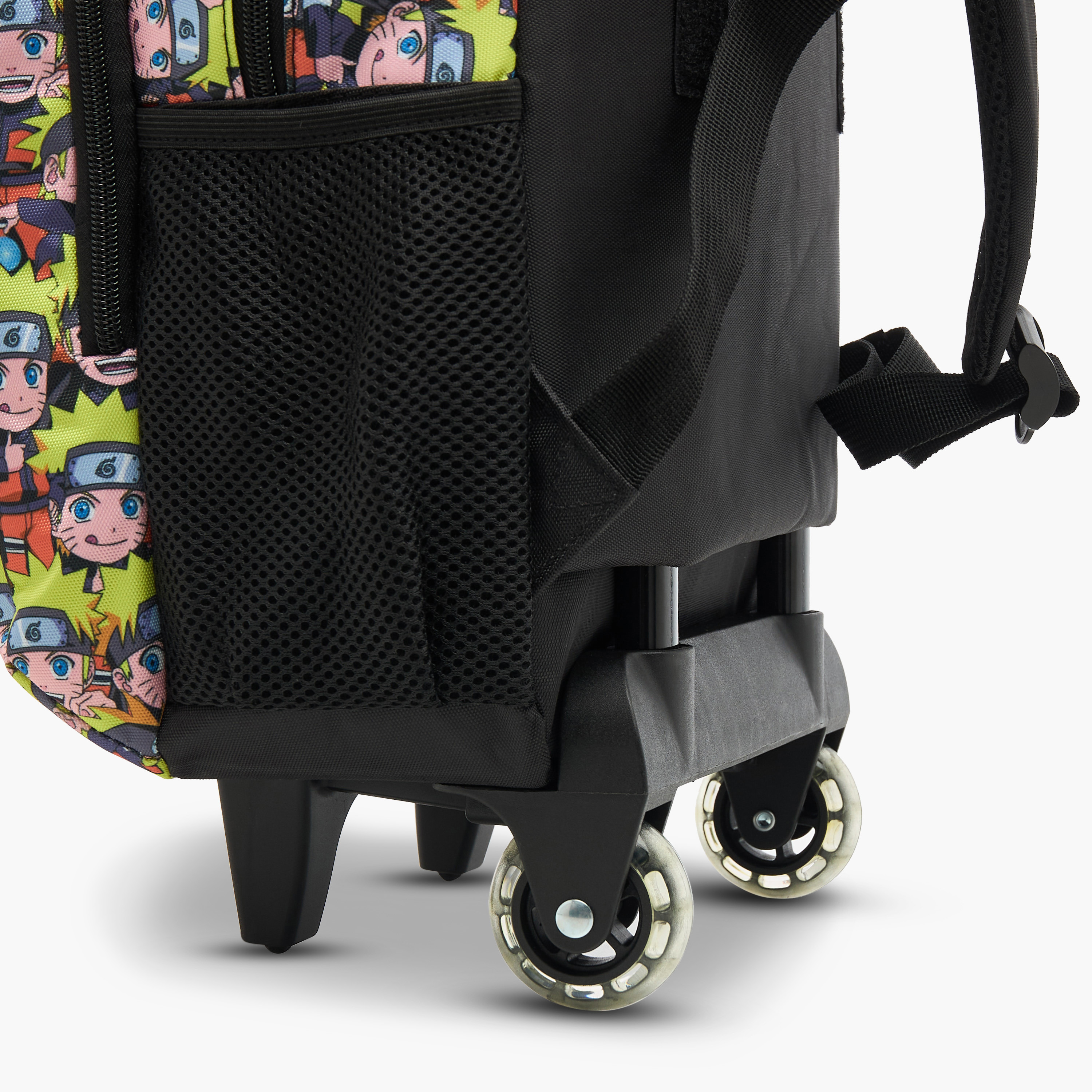 TV Tokyo Naruto Print Trolley Backpack with Retractable Handle and Wheels - 16 inches-school-bagsandbackpacks-trolleybags-image-10