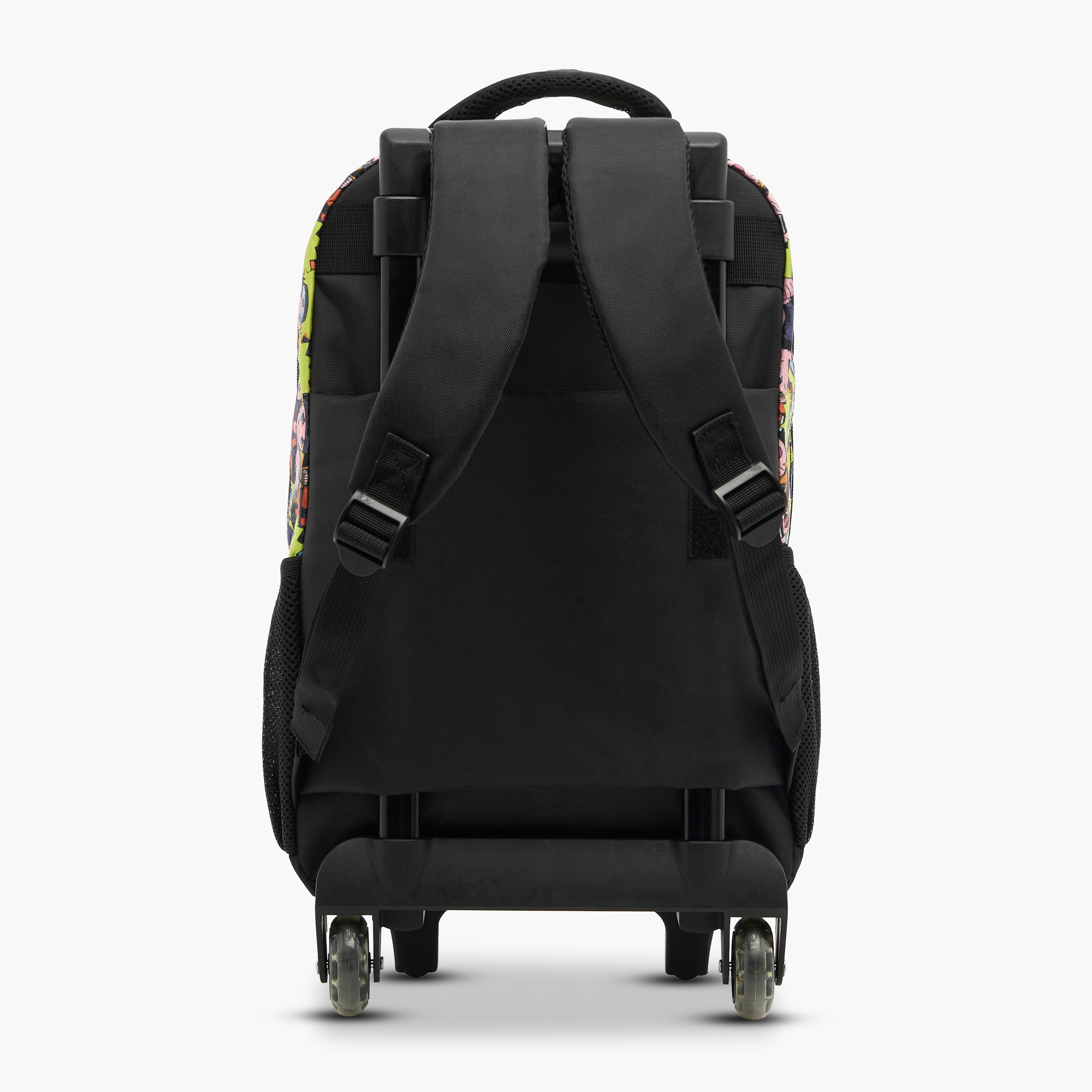 TV Tokyo Naruto Print Trolley Backpack with Retractable Handle and Wheels - 16 inches-school-bagsandbackpacks-trolleybags-image-5
