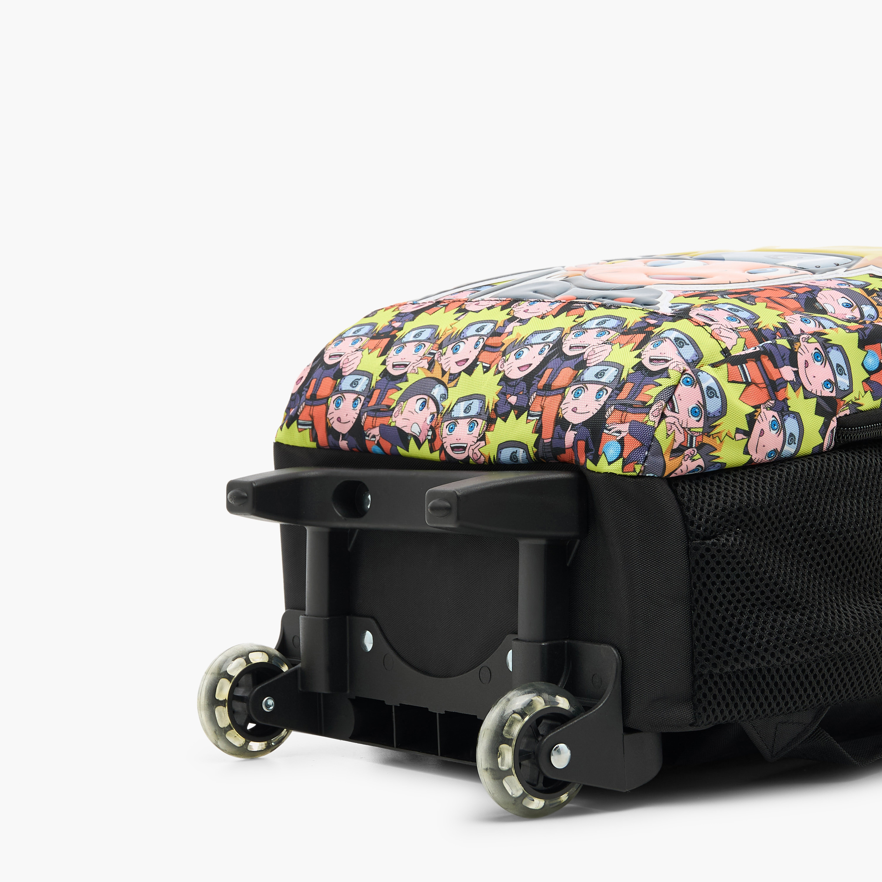 TV Tokyo Naruto Print Trolley Backpack with Retractable Handle and Wheels - 16 inches-school-bagsandbackpacks-trolleybags-image-9