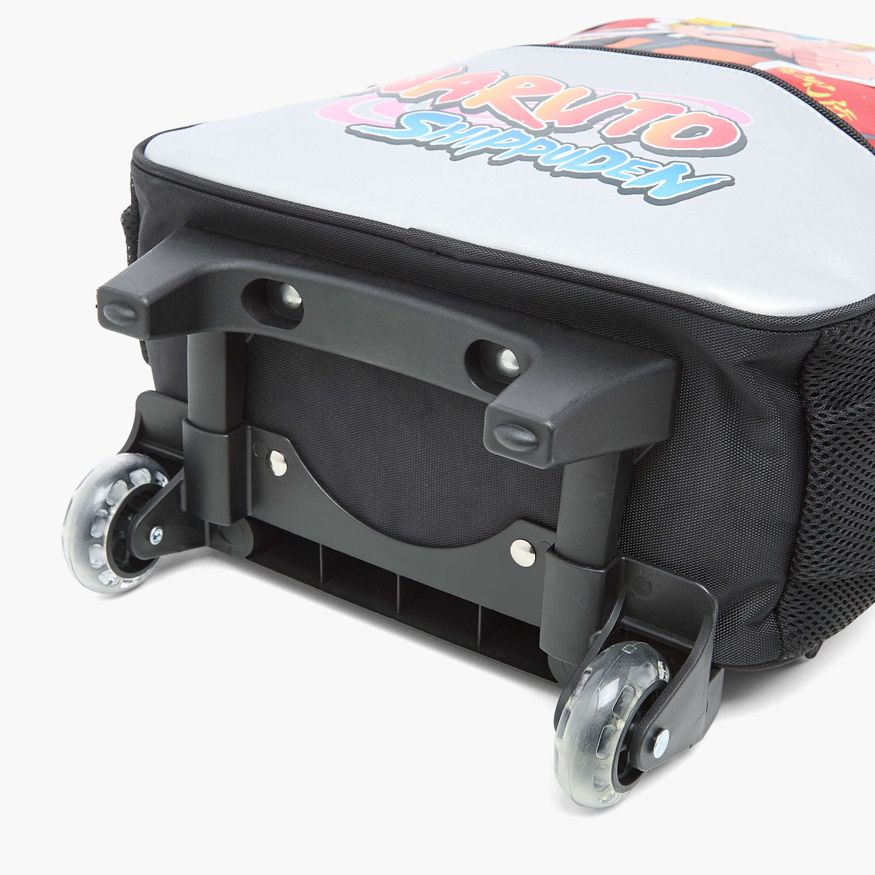 TV Tokyo Naruto Print Trolley Backpack with Retractable Handle - 14 inches-school-bagsandbackpacks-trolleybags-image-10