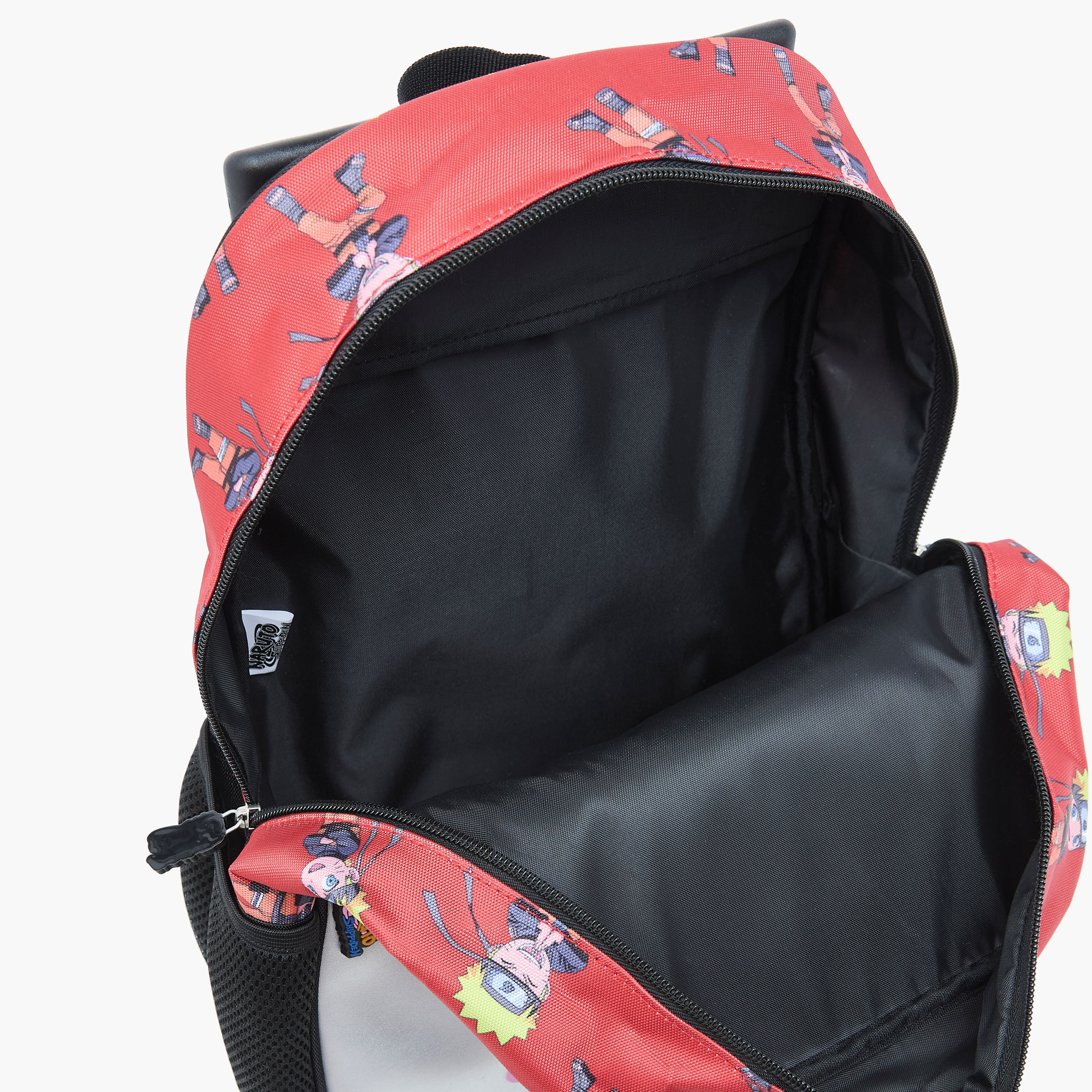TV Tokyo Naruto Print Trolley Backpack with Retractable Handle - 14 inches-school-bagsandbackpacks-trolleybags-image-11