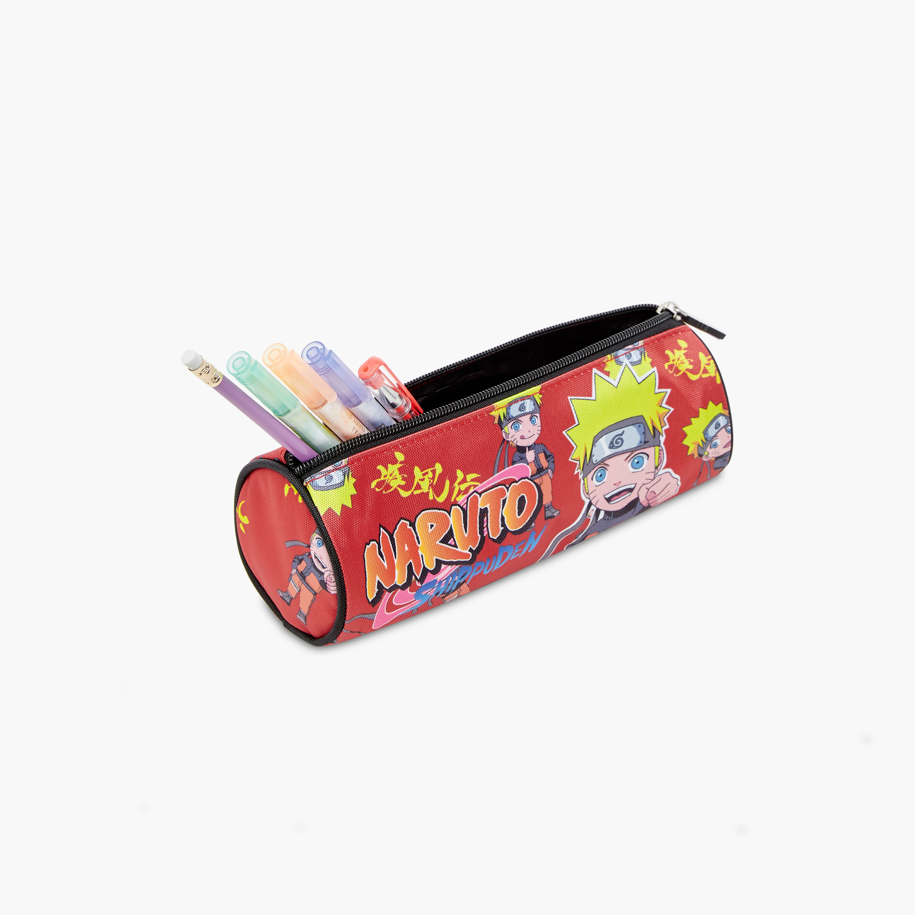 مقلمة بسحّاب إغلاق وطبعات نارتو من تي في طوكيو-school-stationery-pencilcases-image-7