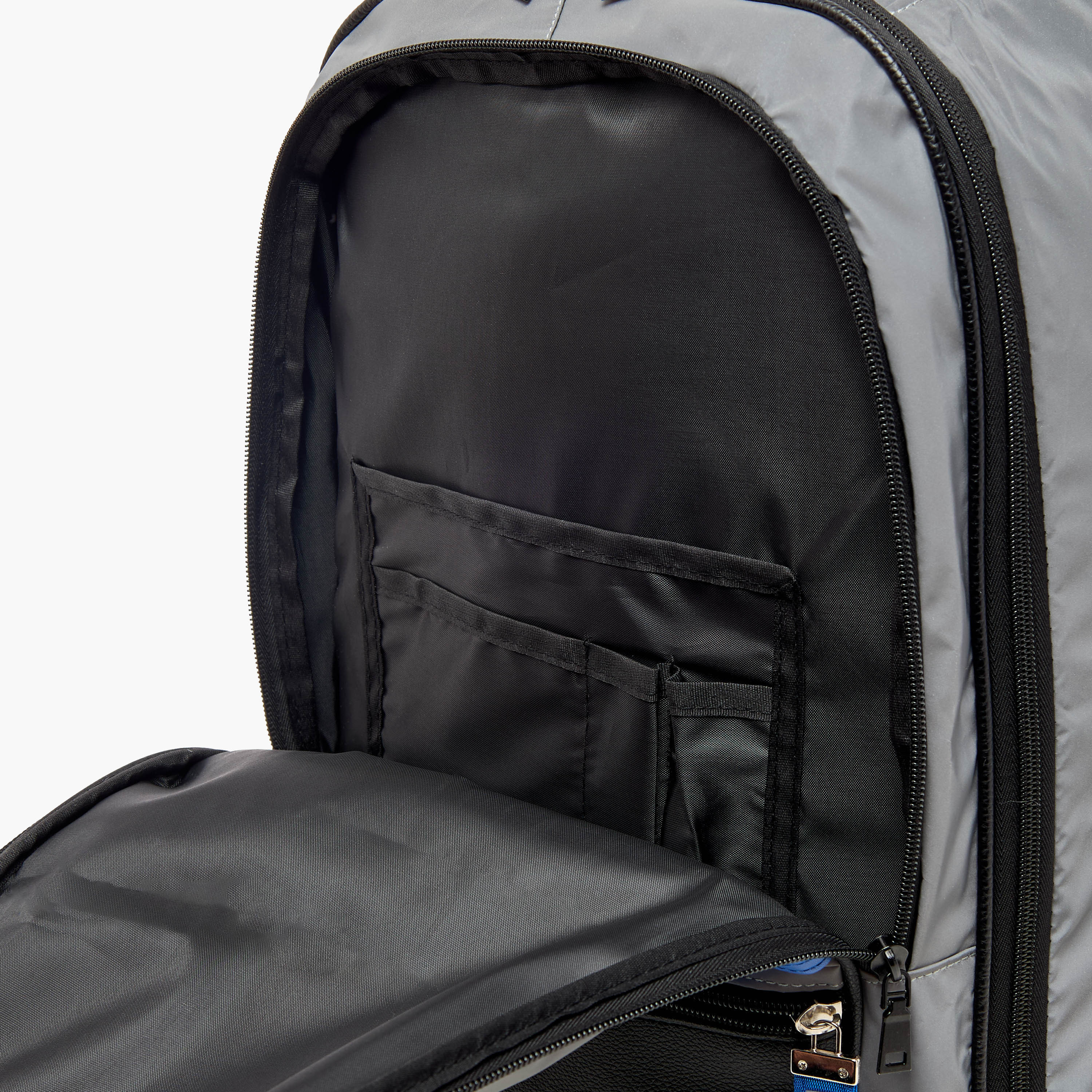 NASA Logo Print Big Wheel Trolley Backpack with Retractable Handle - 20 inches-school-bagsandbackpacks-trolleybags-image-13