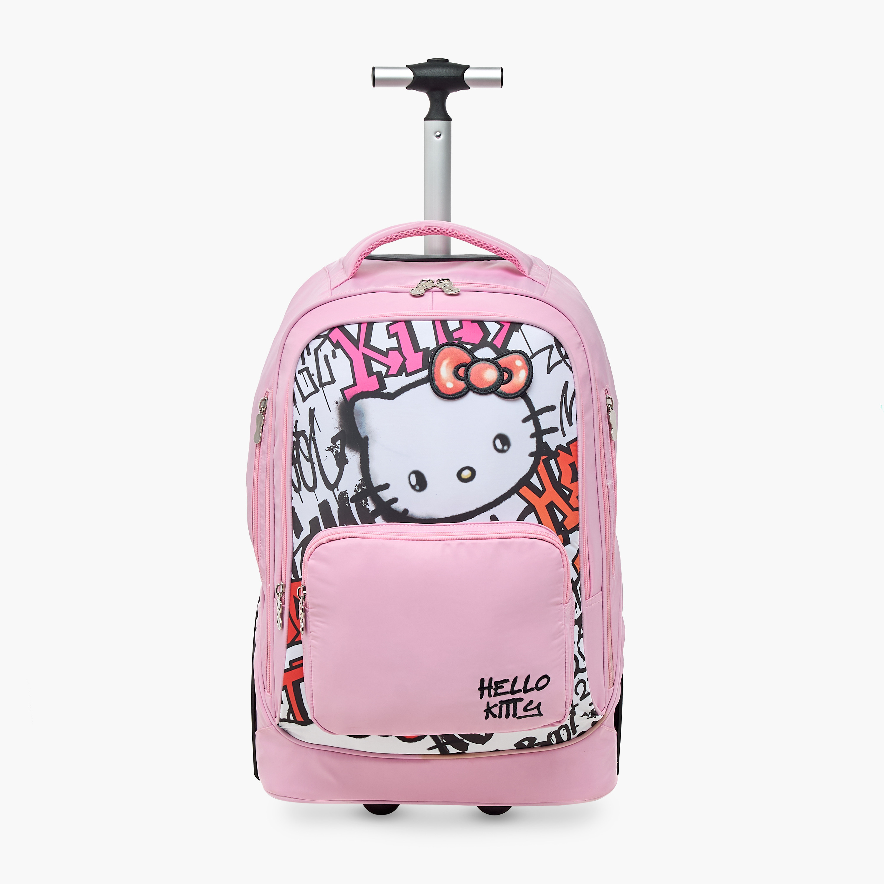 hello kitty foldable travel backpack Sanrio Duffle Bag | Lightweight Duffel with Shoulder Strap & Luggage Sleeve | Large Packable Hello Kitty Bag for Girls, Teens, or Women This stylish set includes a backpack Hello Kitty Travel Backpack Neon