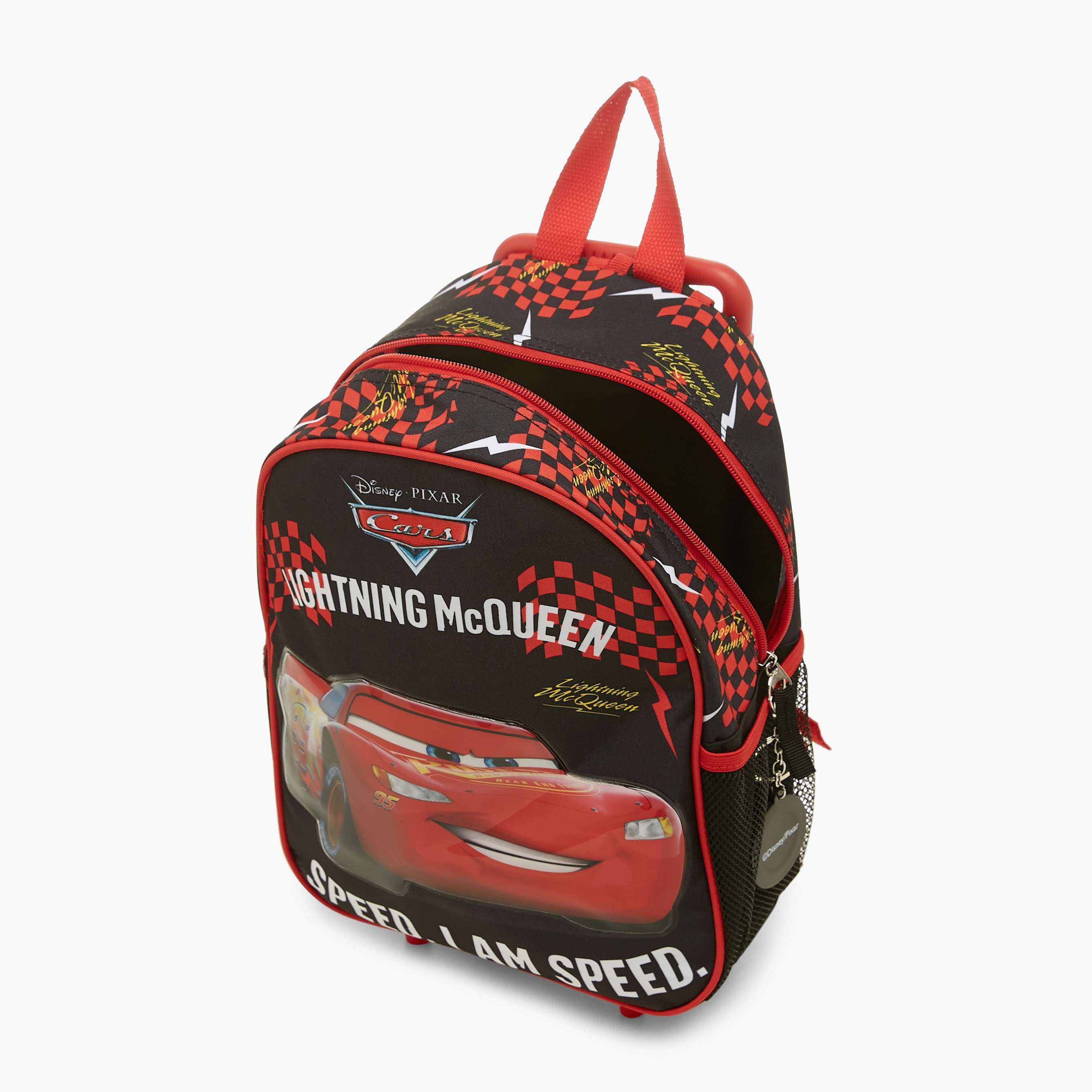 Cars Print 13-inch Trolley Backpack with Lunch Bag and Pencil Pouch-school-bagsandbackpacks-sets-image-10