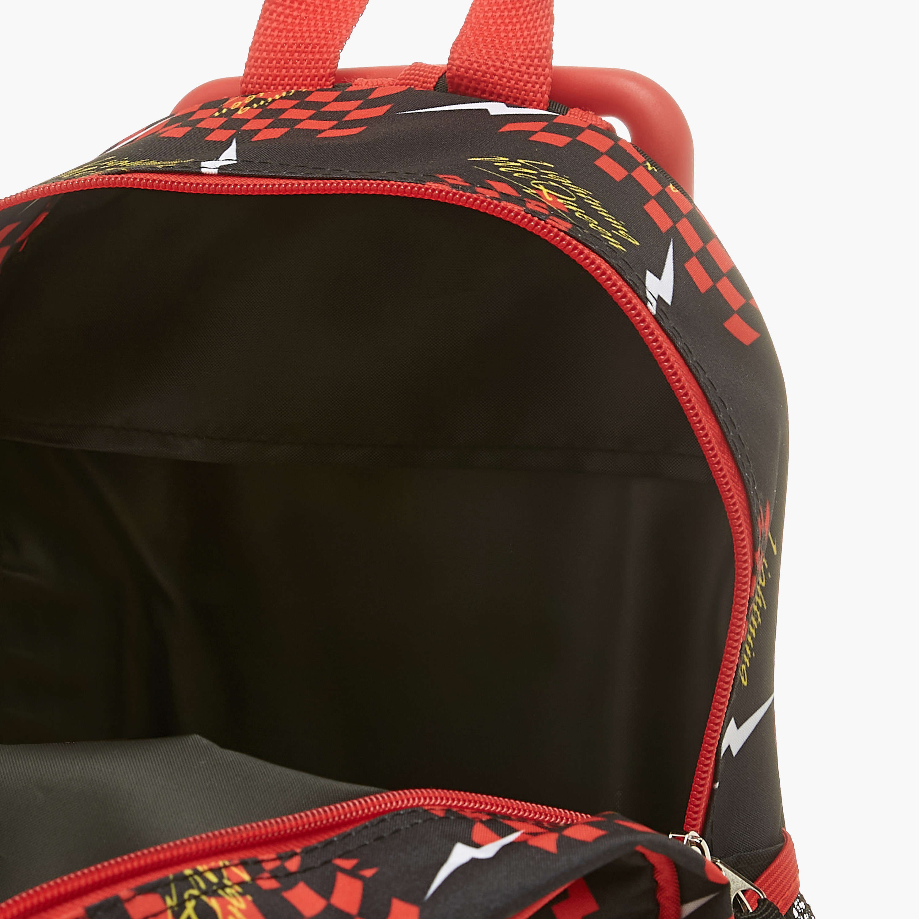 Cars Print 13-inch Trolley Backpack with Lunch Bag and Pencil Pouch-school-bagsandbackpacks-sets-image-11
