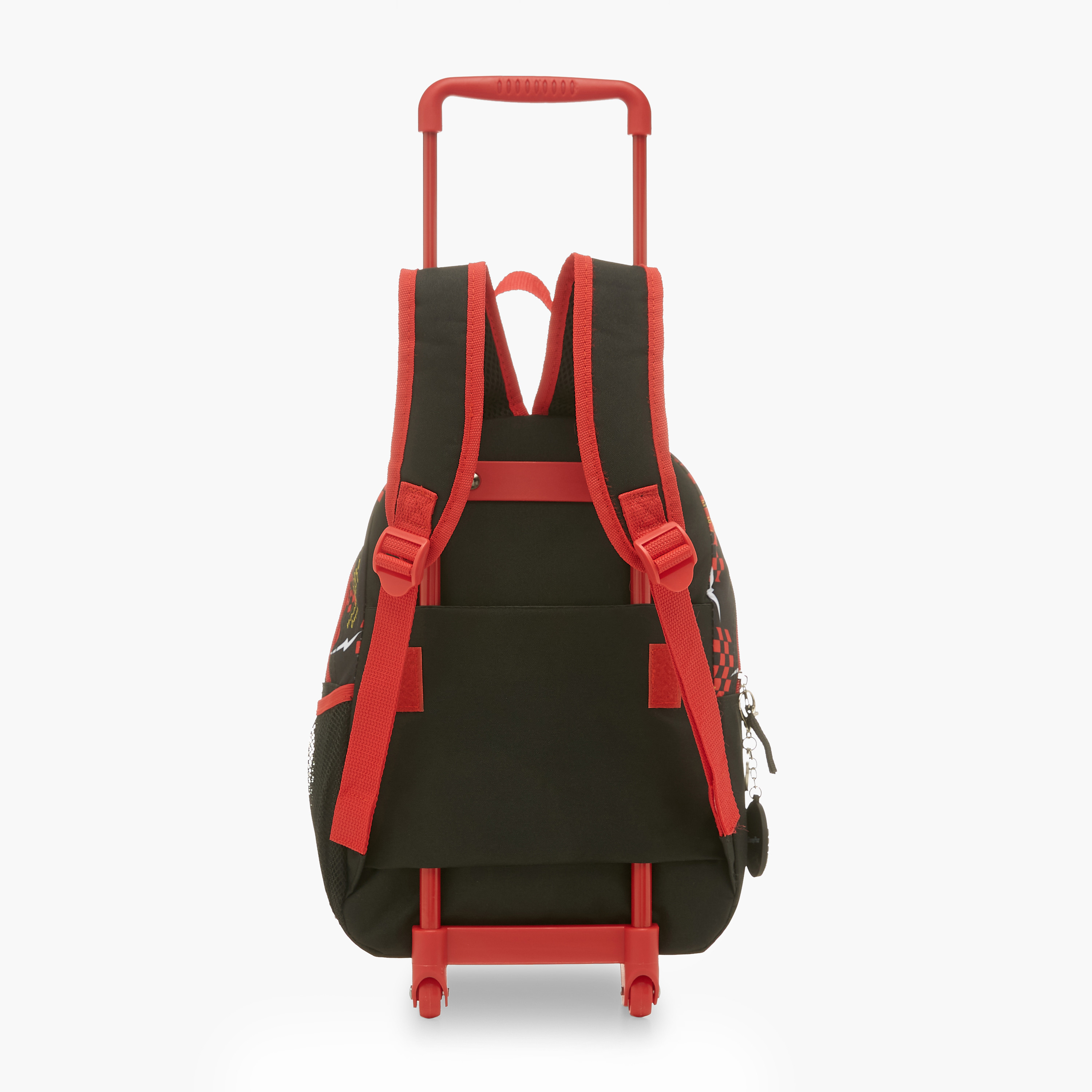Cars Print 13-inch Trolley Backpack with Lunch Bag and Pencil Pouch-school-bagsandbackpacks-sets-image-4