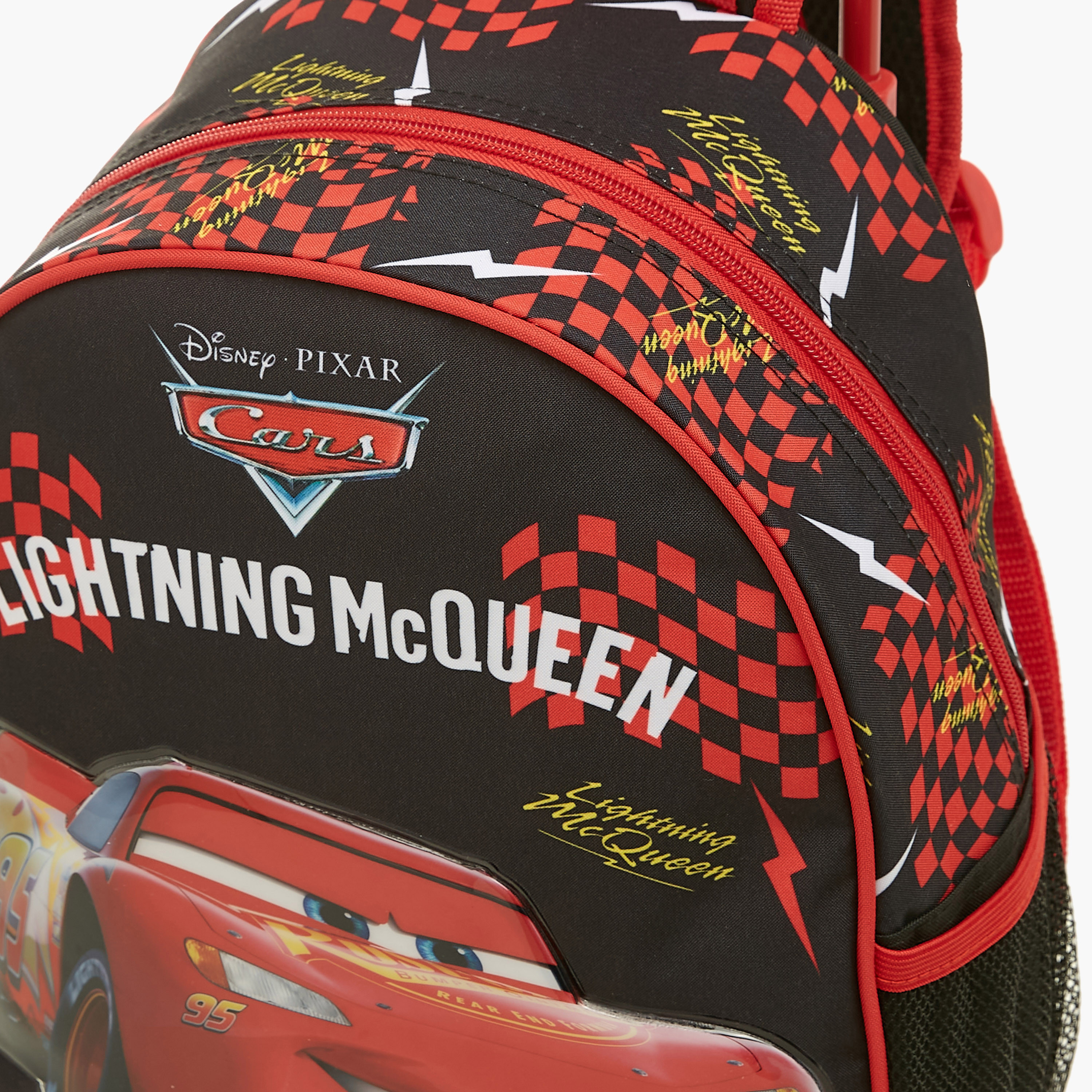 Cars Print 13-inch Trolley Backpack with Lunch Bag and Pencil Pouch-school-bagsandbackpacks-sets-image-6