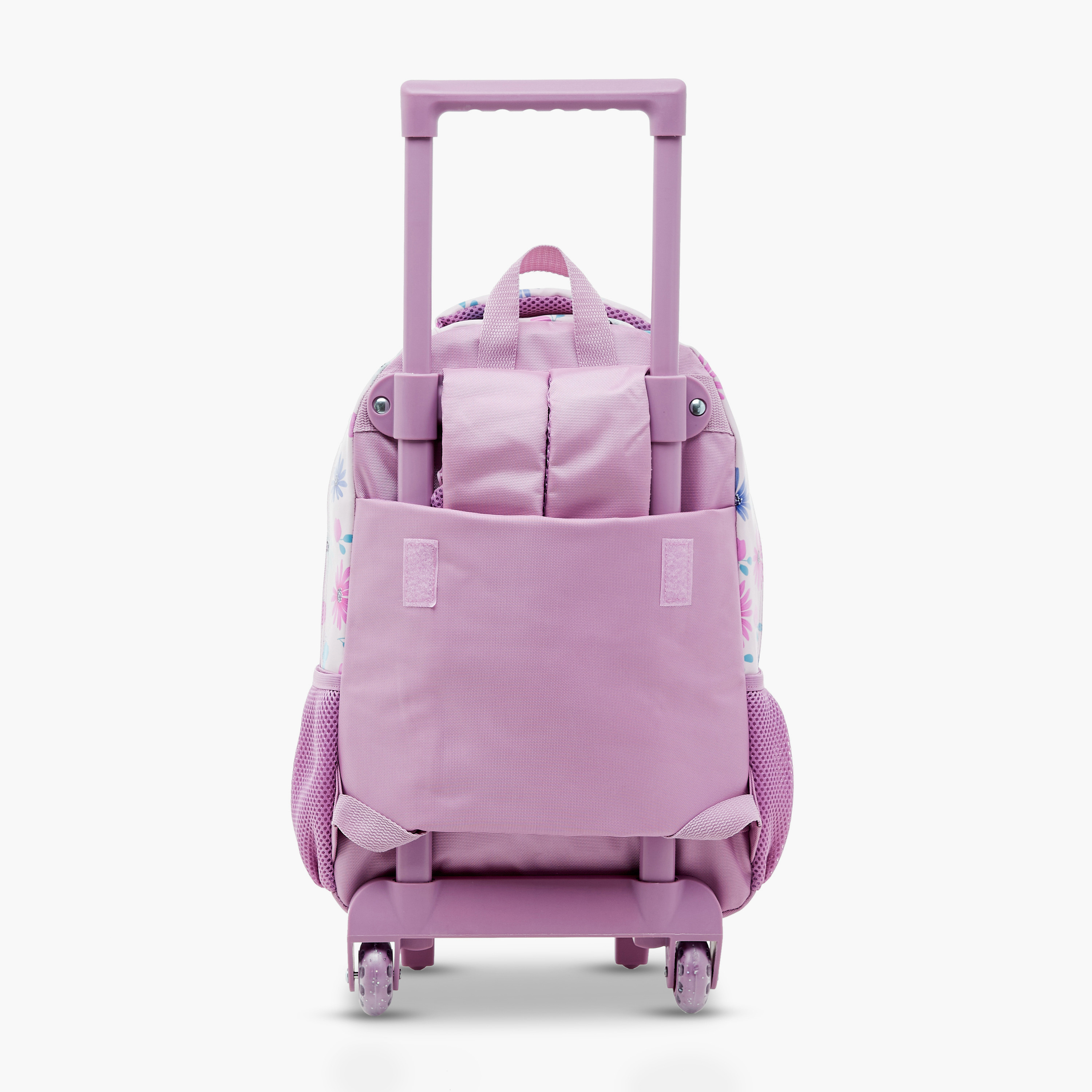 شنطة ظهر ترولي بطبعات أزهار وحمالات كتف قابلة للتعديل من جونيورز - 16 بوصة-school-bagsandbackpacks-trolleybags-image-5