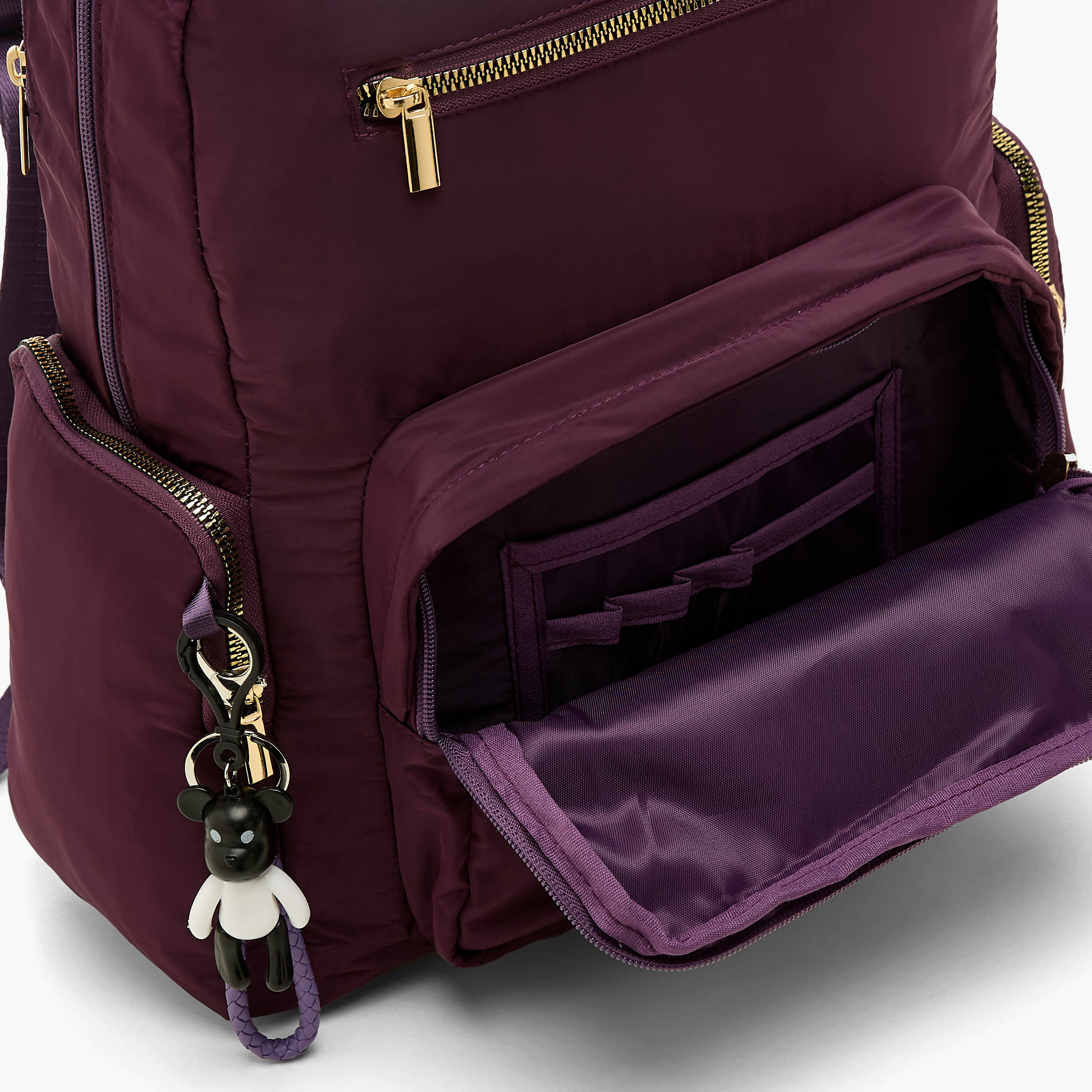 Juniors Solid Backpack with Adjustable Straps and Zip Closure - 16 inches-school-bagsandbackpacks-backpacks-image-7