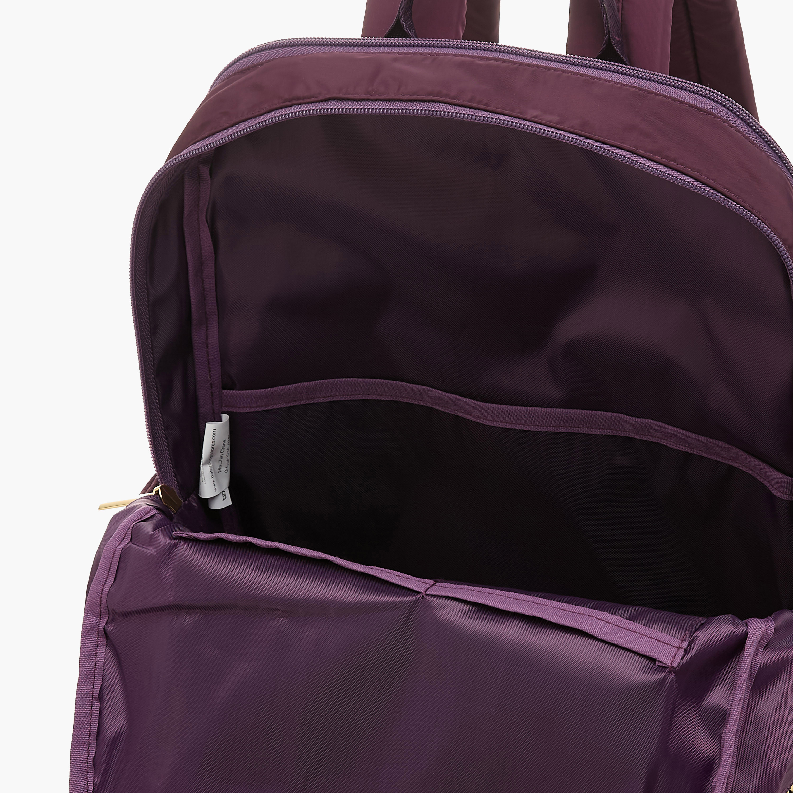 Juniors Solid Backpack with Adjustable Straps and Zip Closure - 16 inches-school-bagsandbackpacks-backpacks-image-8