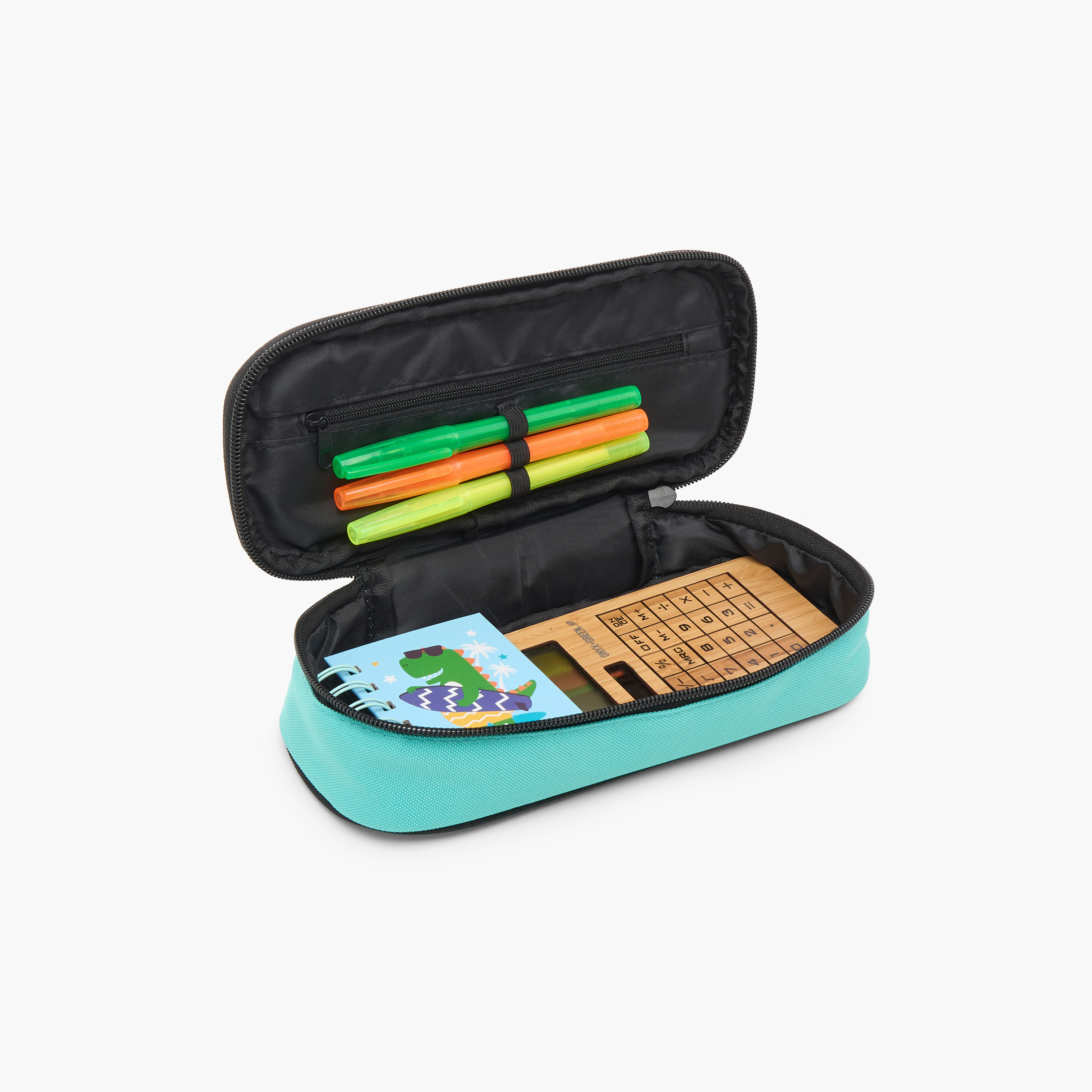 مقلمة بسحّاب إغلاق وزخارف شعار بي تي 21-school-stationery-pencilcases-image-8
