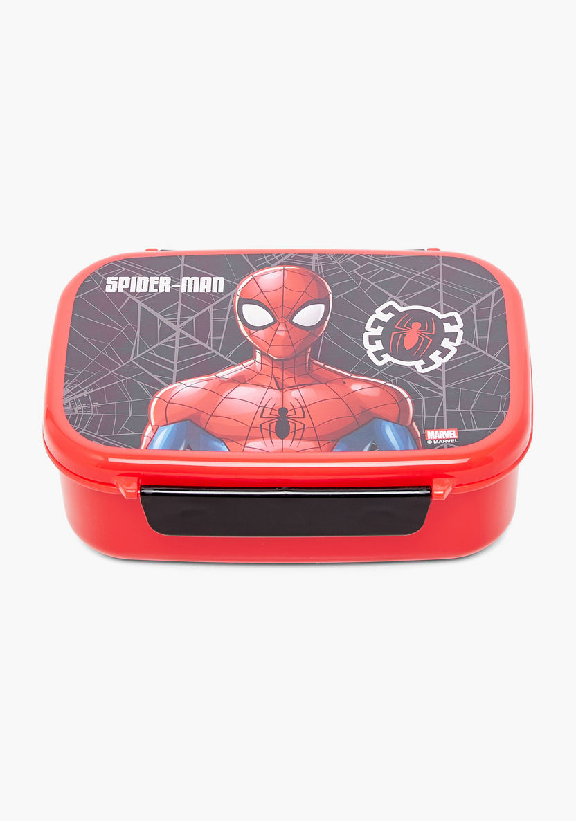 Shop Spider-Man Print Sectioned Lunch Box with Clip Lock Closure Online ...