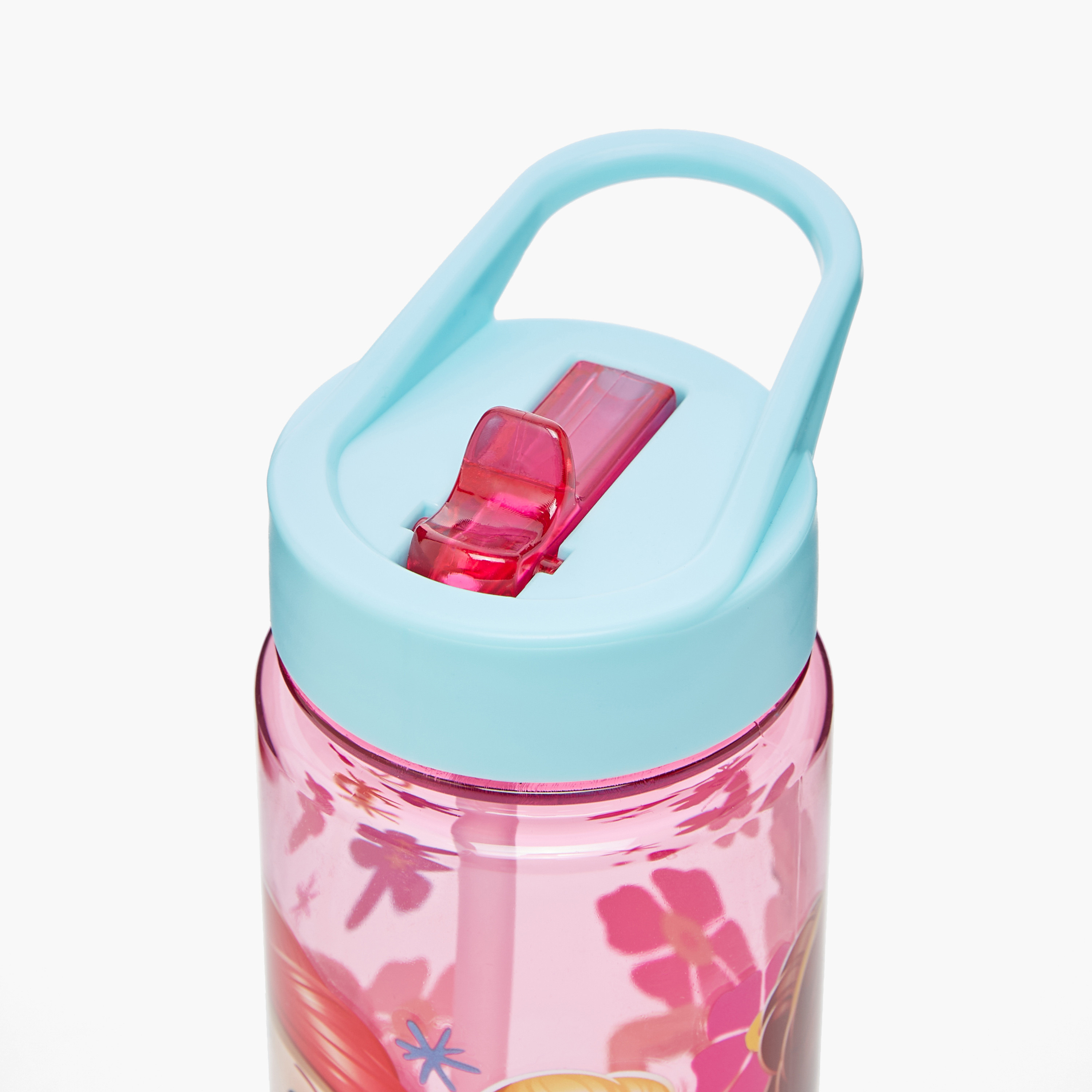 قارورة مياه بقشّة ومقبض وطبعات برنسيس من ديزني - 650 مل-school-waterbottles-image-3