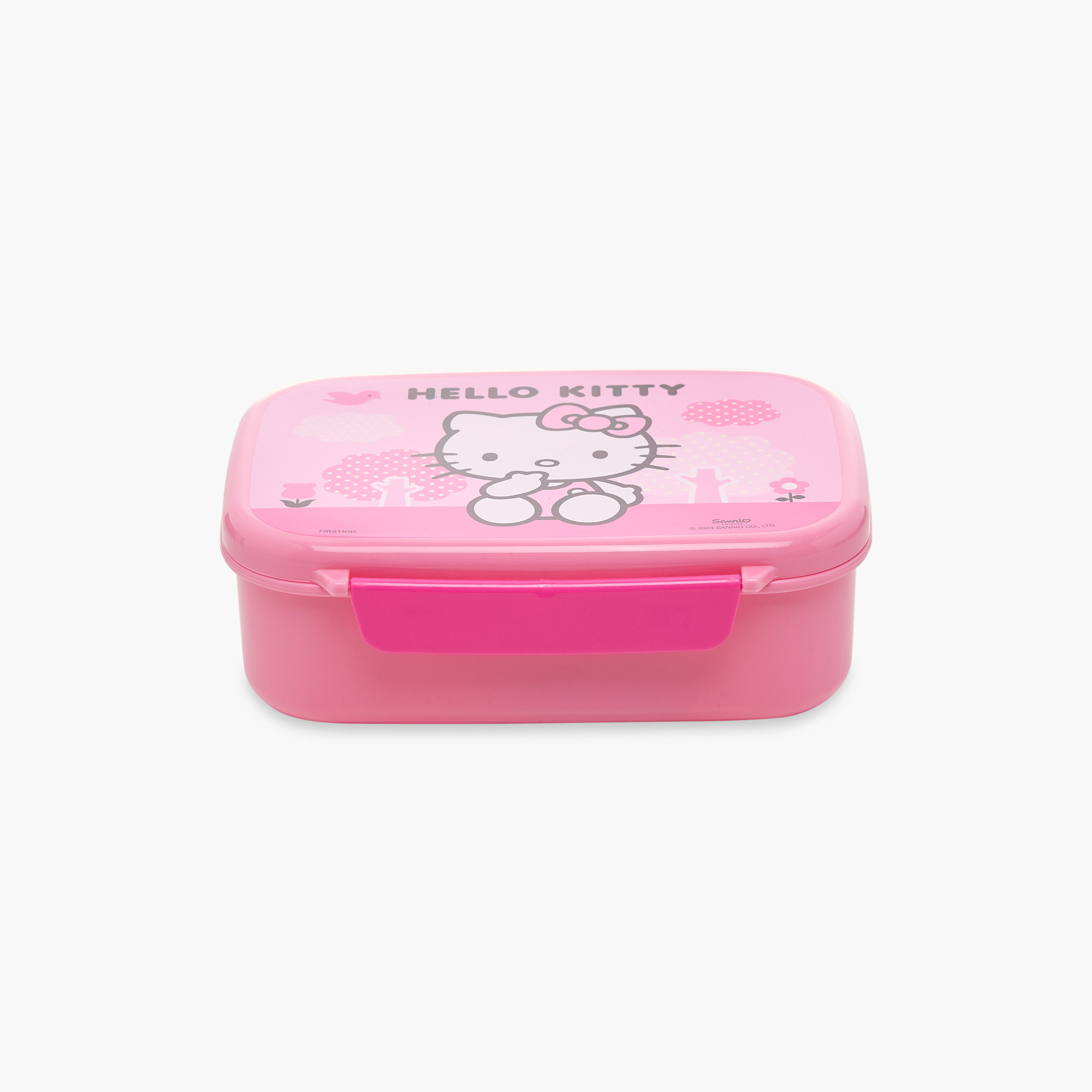 Sanrio Hello Kitty Print Lunch Box with Clip Lock Lid-school-lunchessentials-lunchboxes-image-1