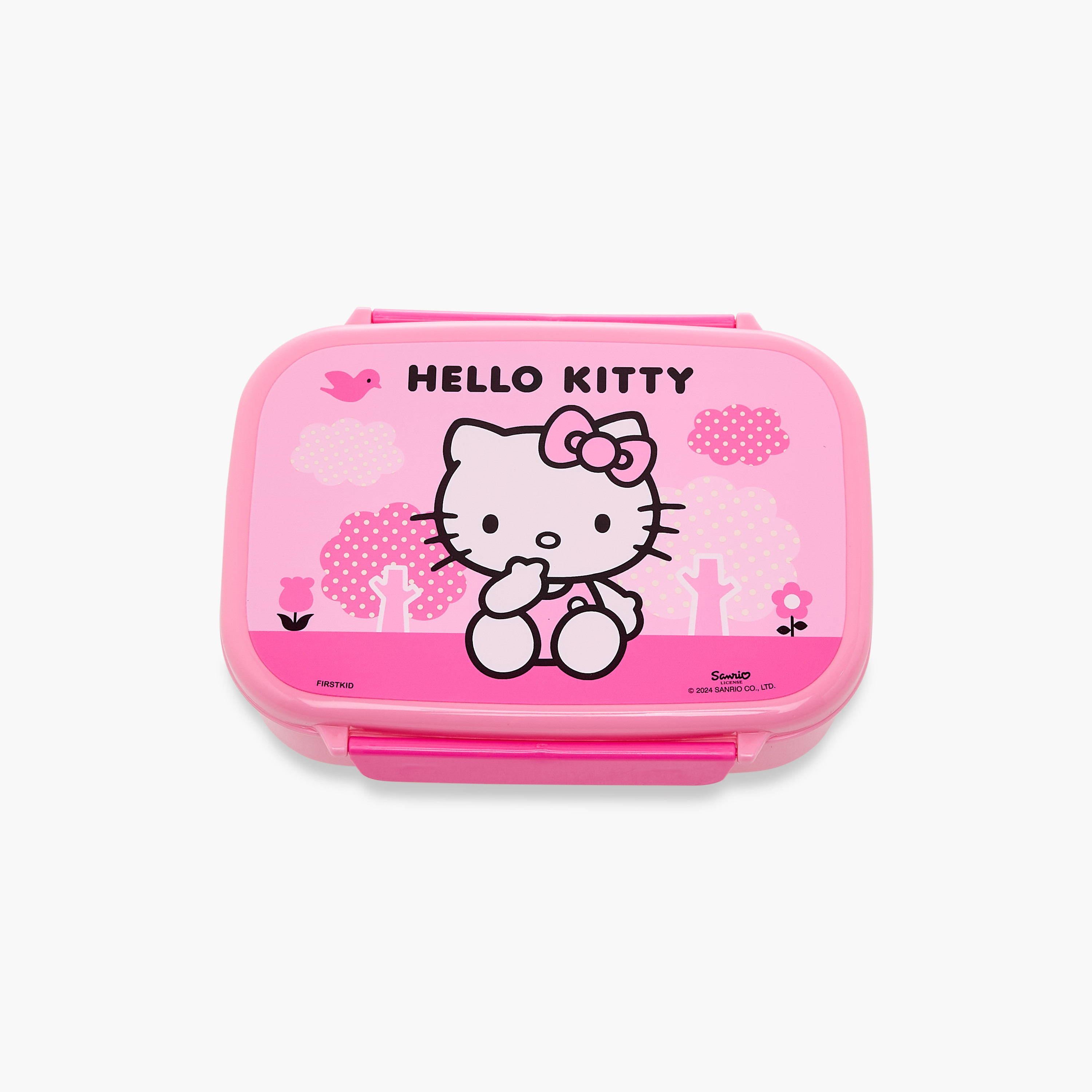 Sanrio Hello Kitty Print Lunch Box with Clip Lock Lid-school-lunchessentials-lunchboxes-image-3