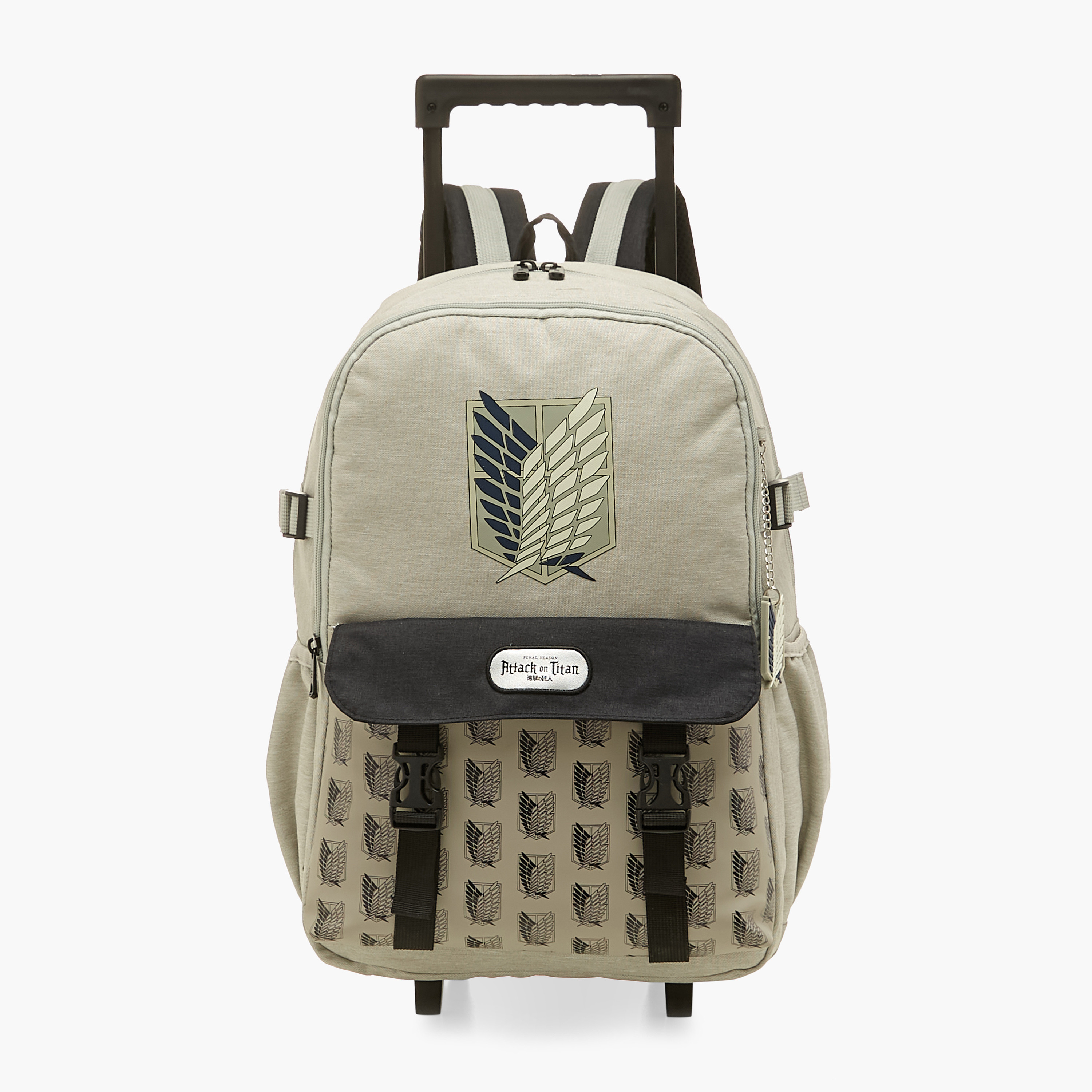 شنطة ظهر ترولي بطبعات مع مقبض قابل للسحب من بيكابوم - 18 بوصة-school-bagsandbackpacks-trolleybags-image-1