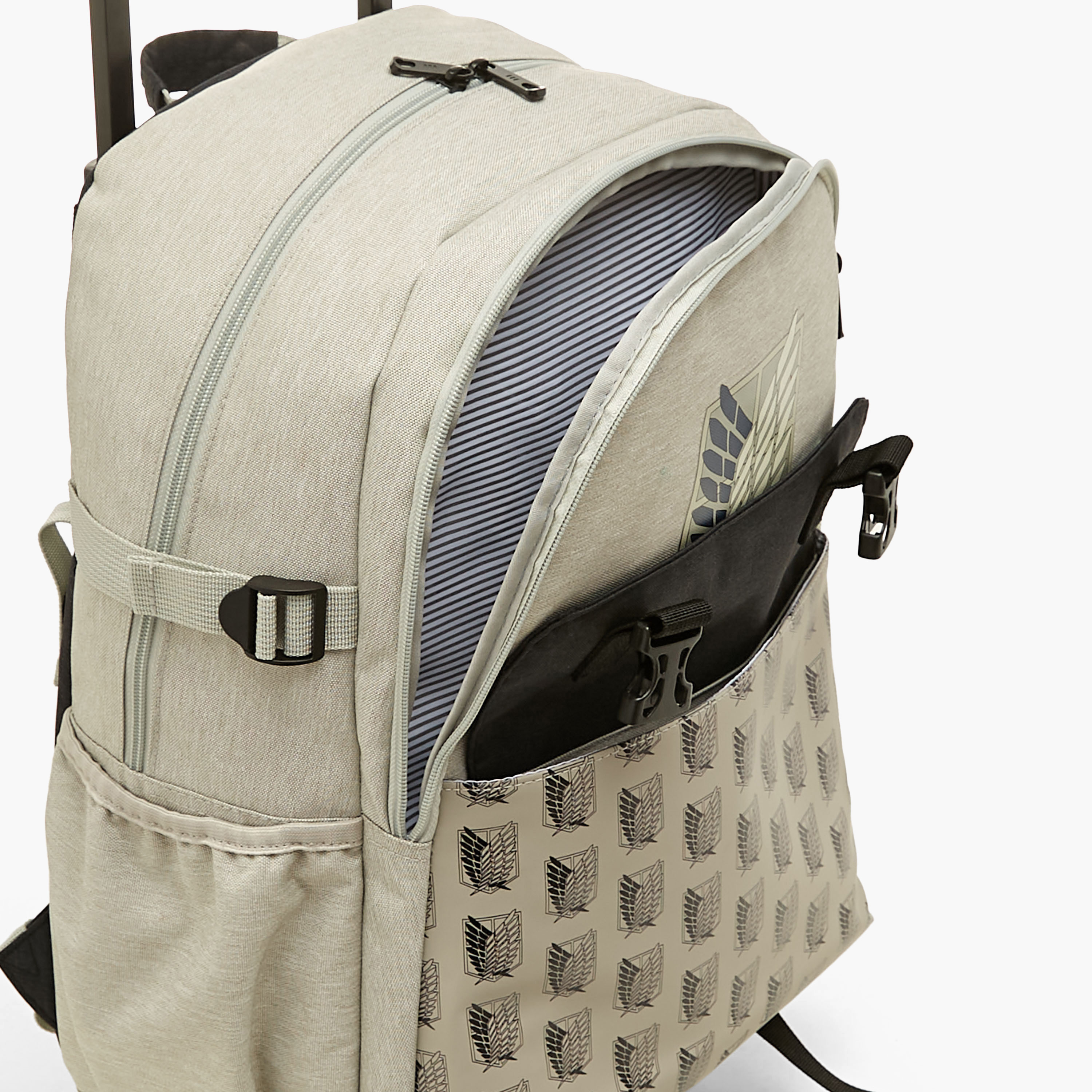 شنطة ظهر ترولي بطبعات مع مقبض قابل للسحب من بيكابوم - 18 بوصة-school-bagsandbackpacks-trolleybags-image-8