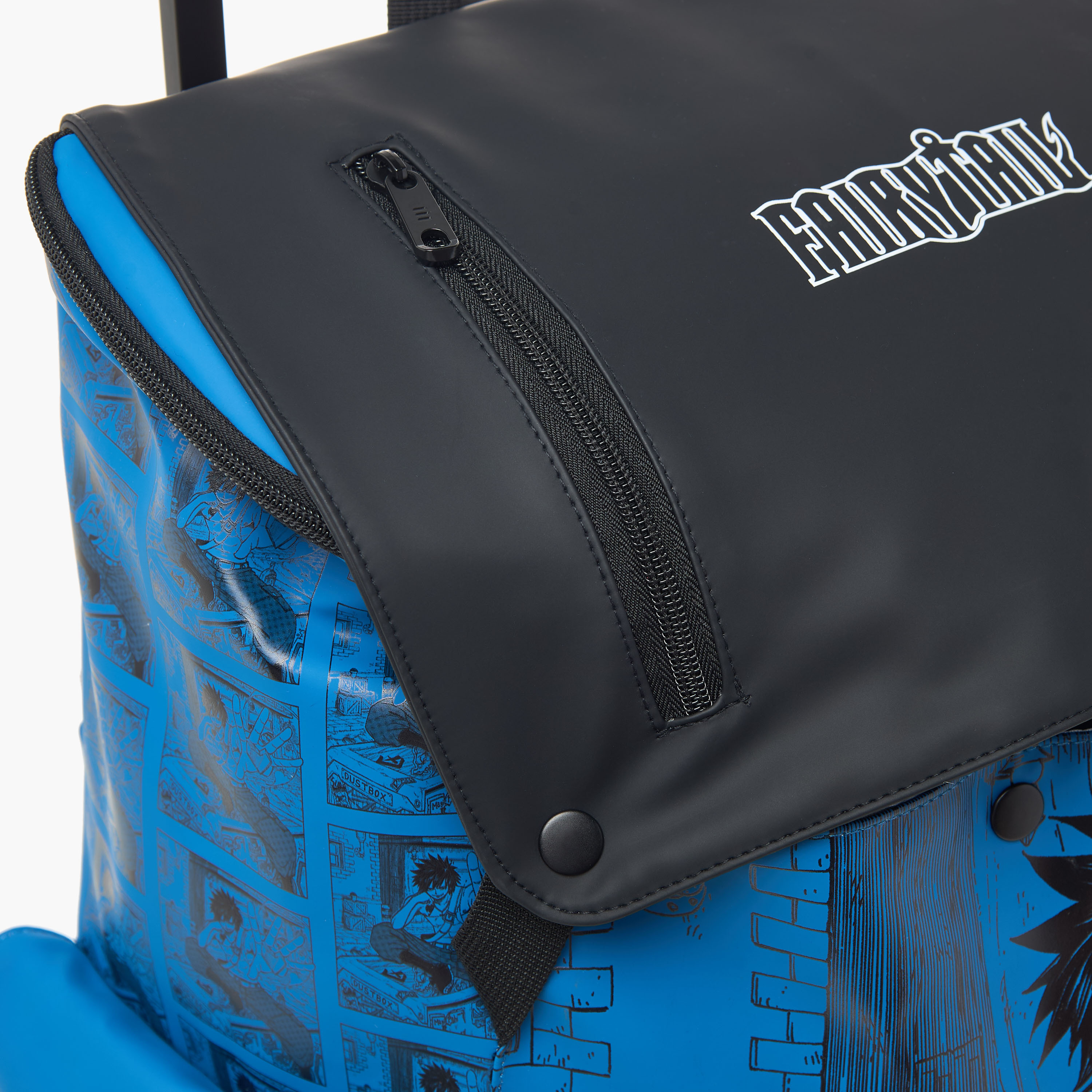Pikaboom Fairy Tail Print Trolley Backpack with Retractable Handle and Flap Closure - 18 inches-school-bagsandbackpacks-trolleybags-image-11
