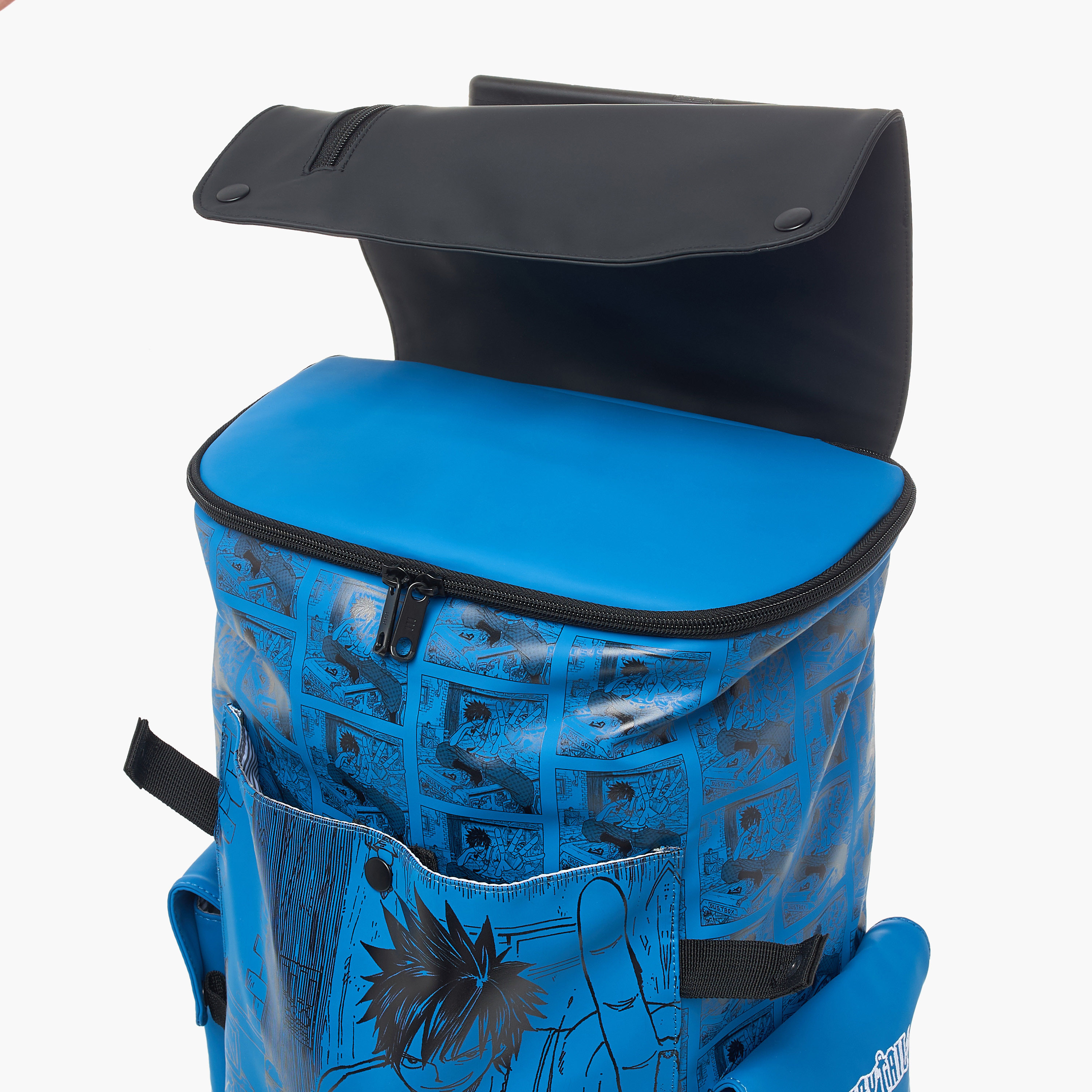 Pikaboom Fairy Tail Print Trolley Backpack with Retractable Handle and Flap Closure - 18 inches-school-bagsandbackpacks-trolleybags-image-14