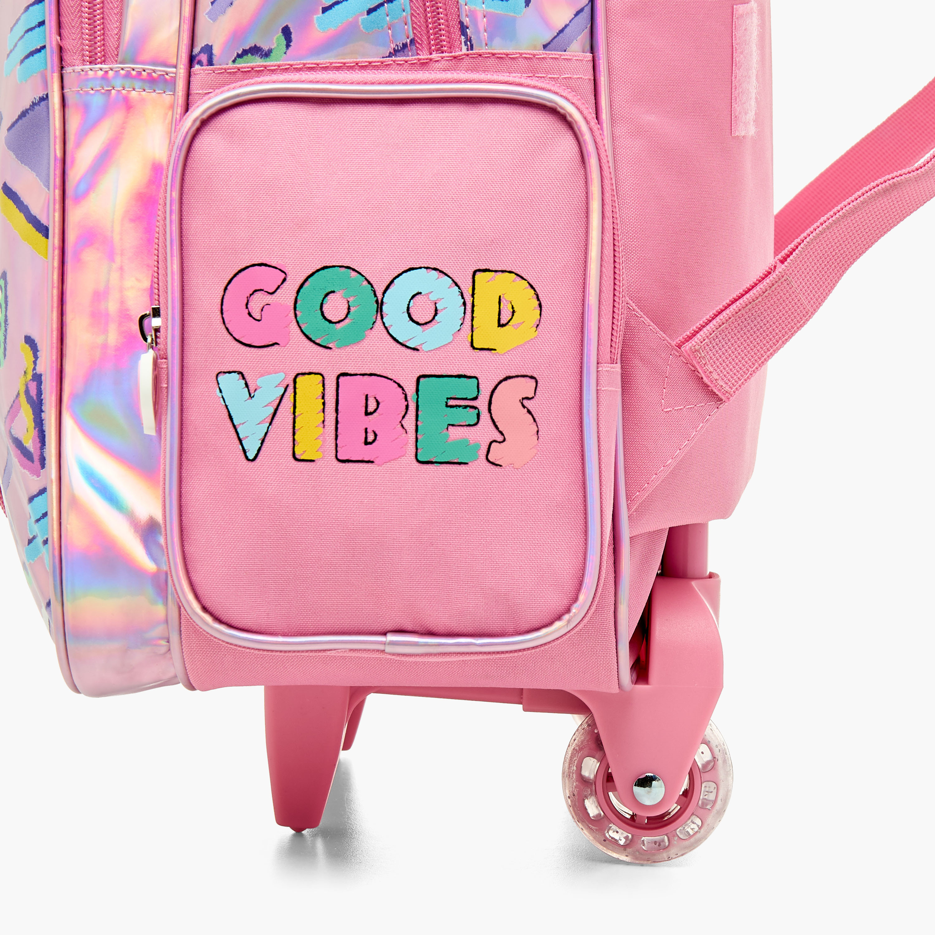 L.O.L. Surprise! All-Over Print Trolley Backpack with Retractable Handle and Zip Closure - 16 inches-school-bagsandbackpacks-trolleybags-image-8