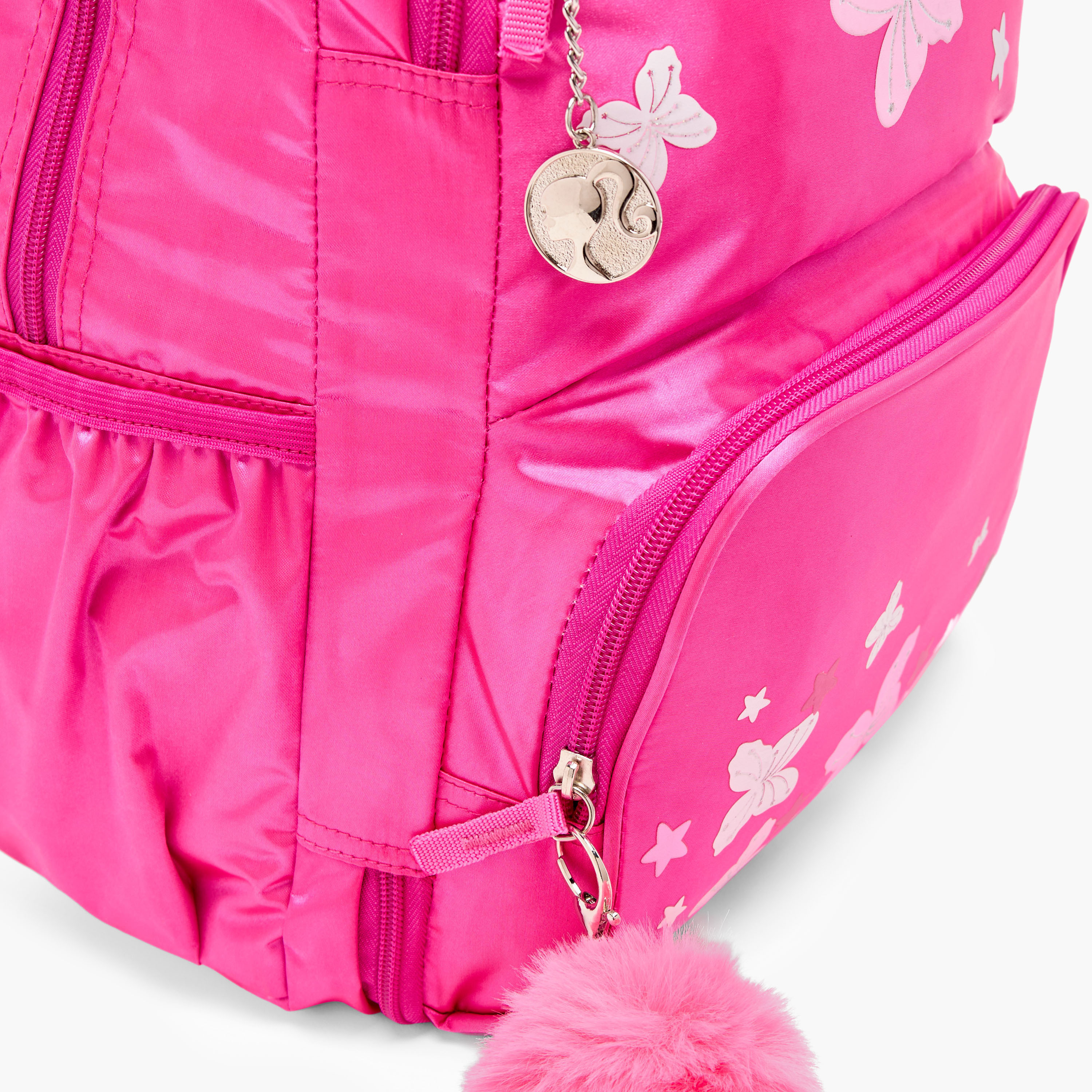 Barbie Print Backpack with Adjustable Straps and Zip Closure - 16 inches-school-bagsandbackpacks-backpacks-image-7