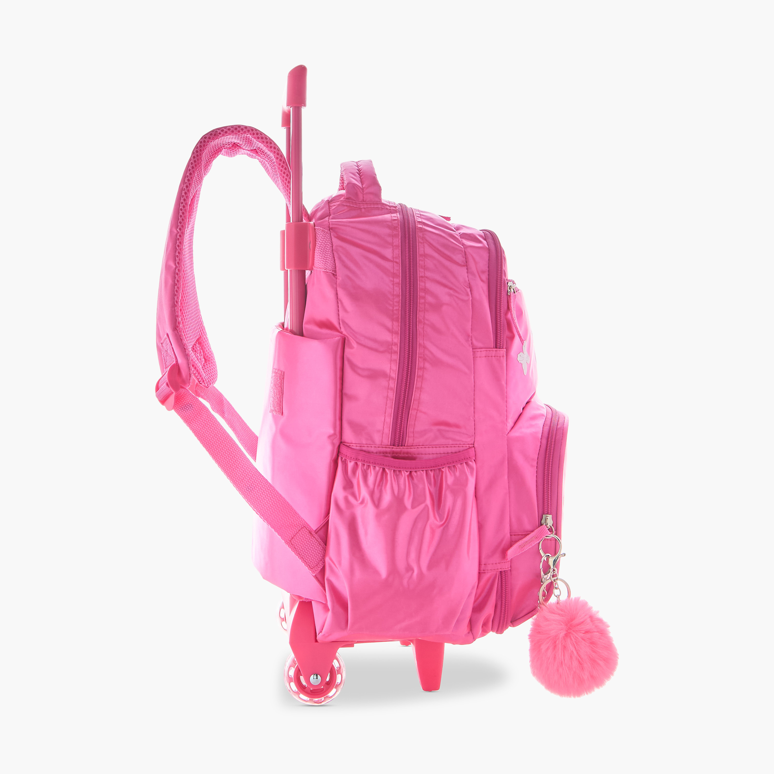 شنطة ترولي بمقبض وسحاب إغلاق وطبعات باربي - 16 بوصة-school-bagsandbackpacks-trolleybags-image-3