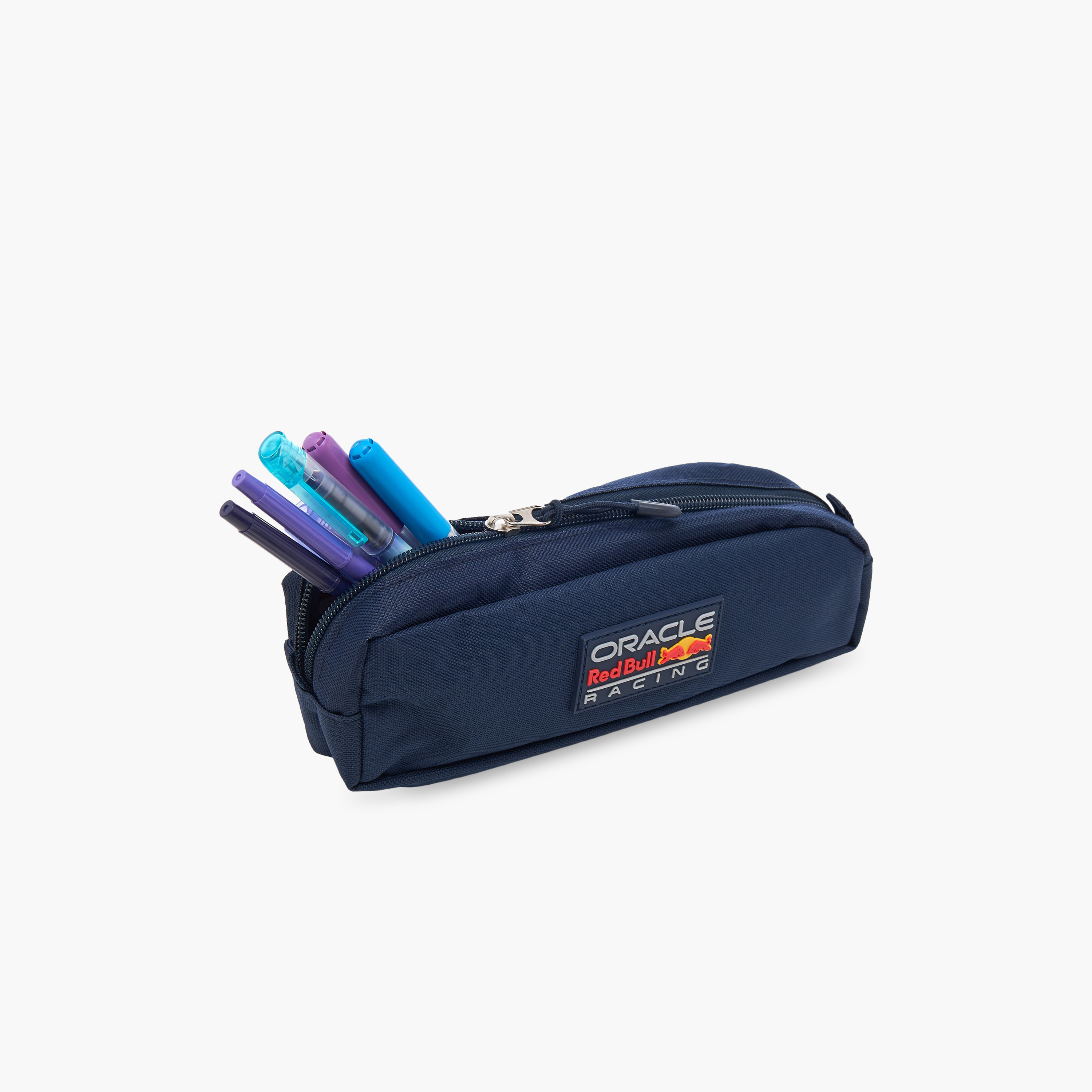 مقلمة بتفاصيل زخارف وسحاب إغلاق من ريد بول-school-stationery-pencilcases-image-7