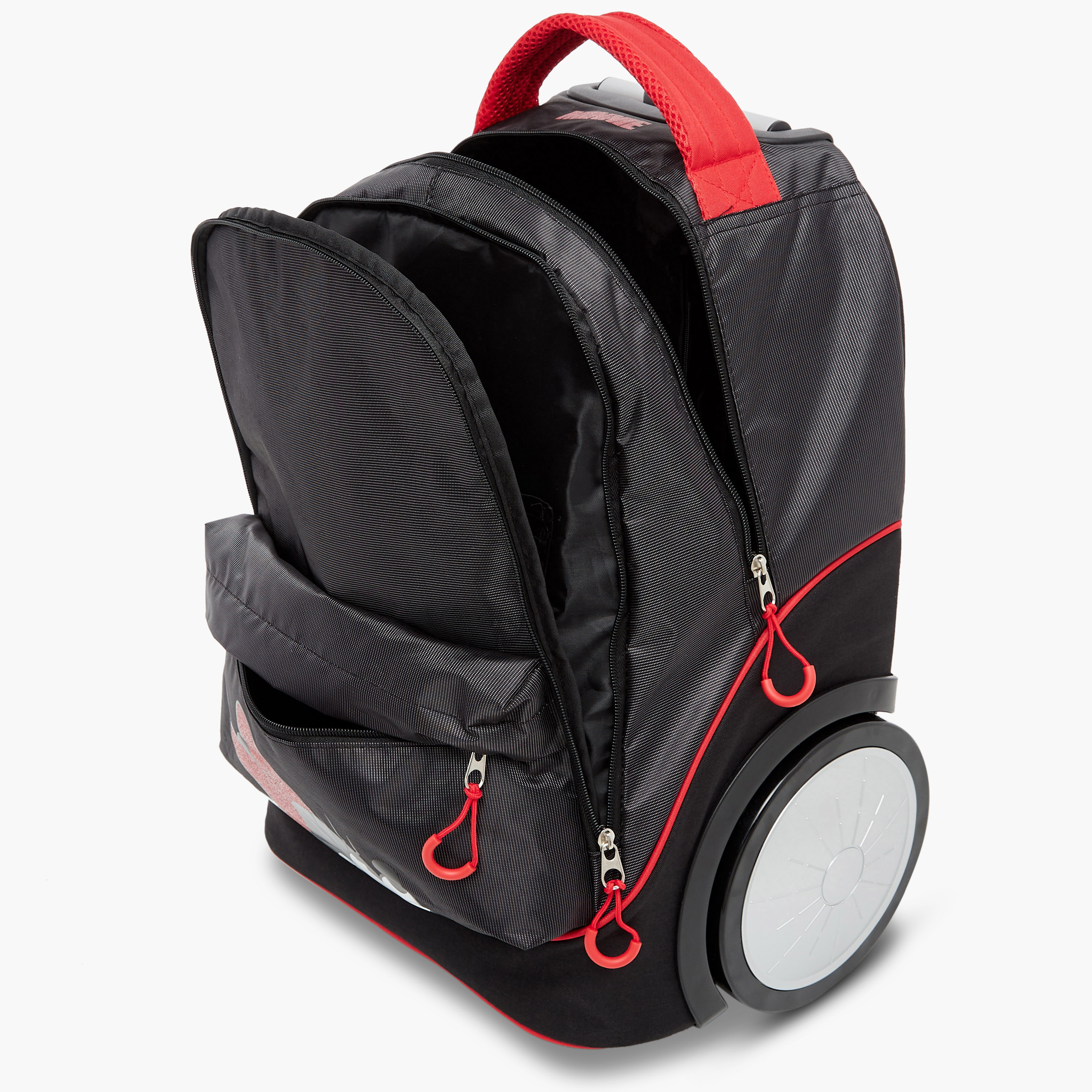 Disney Minnie Mouse Print Trolley Bag with Retractable Handle and Zip Closure - 18 inches-school-bagsandbackpacks-trolleybags-image-12