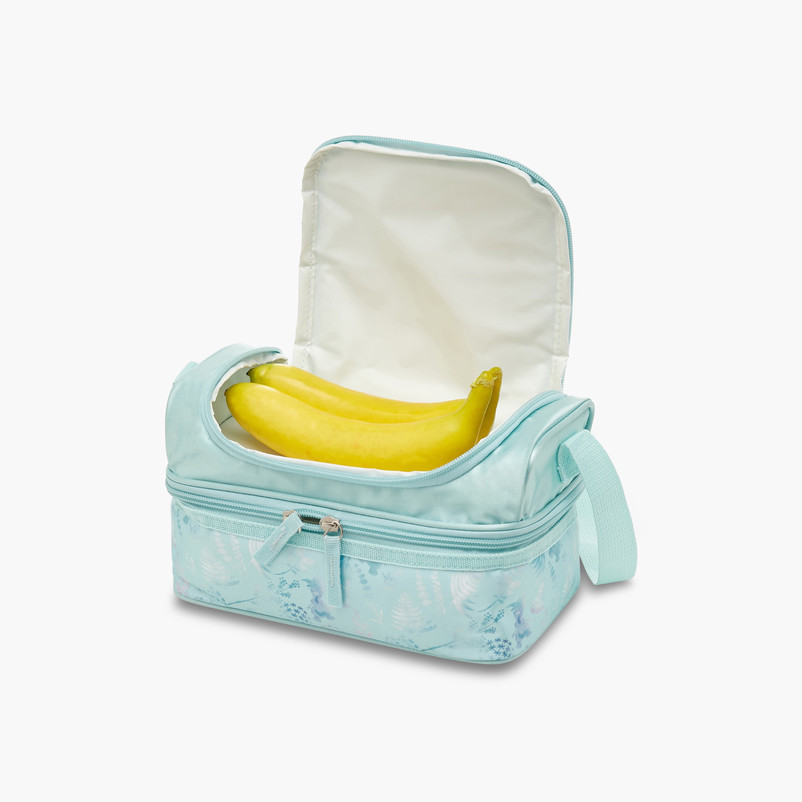 Disney Frozen Print Double Layer Lunch Bag with Adjustable Strap and Zip Closure-school-lunchessentials-lunchbags-image-7