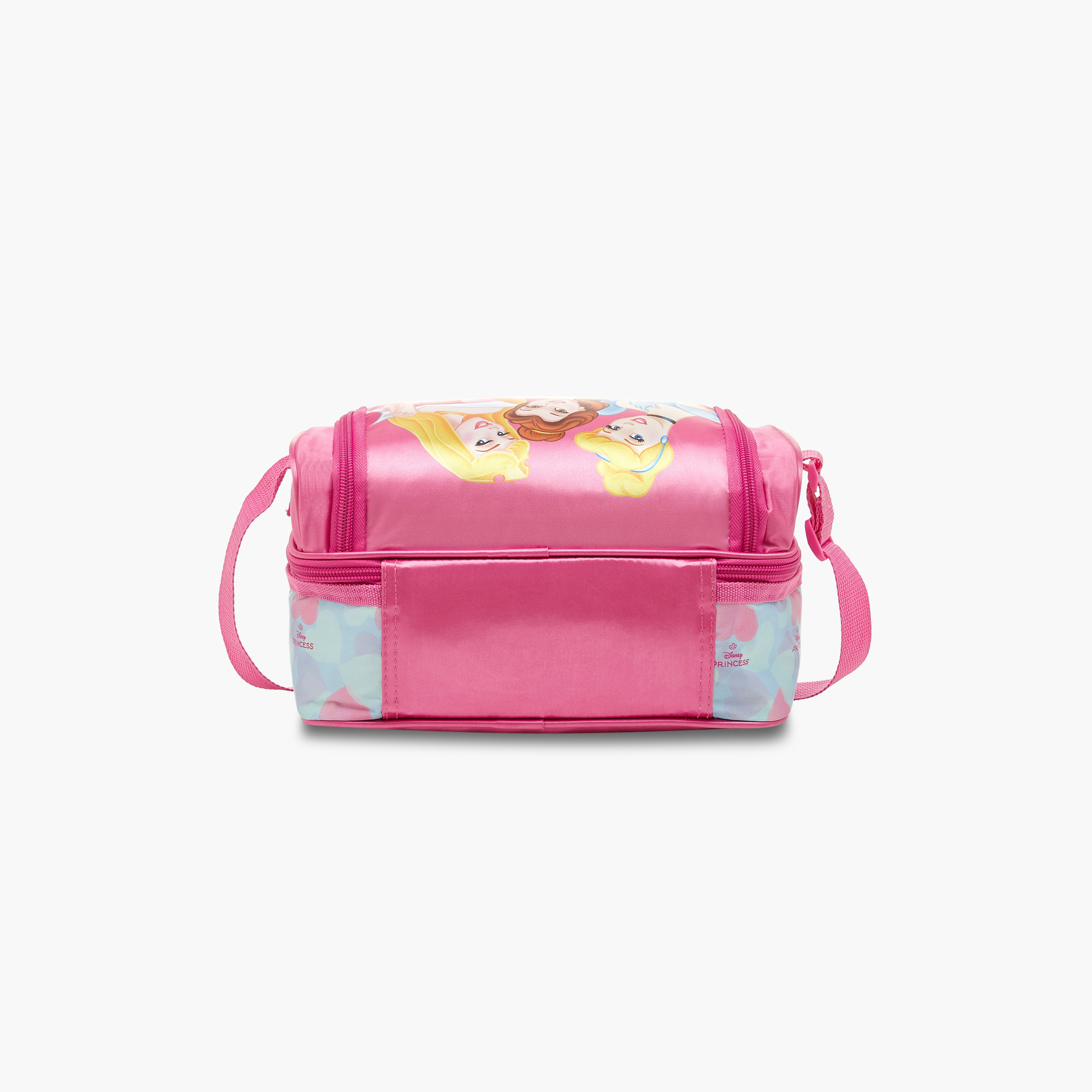 Disney Princess Print Double Layer Lunch Bag with Adjustable Strap and Zip Closure-school-lunchessentials-lunchbags-image-5
