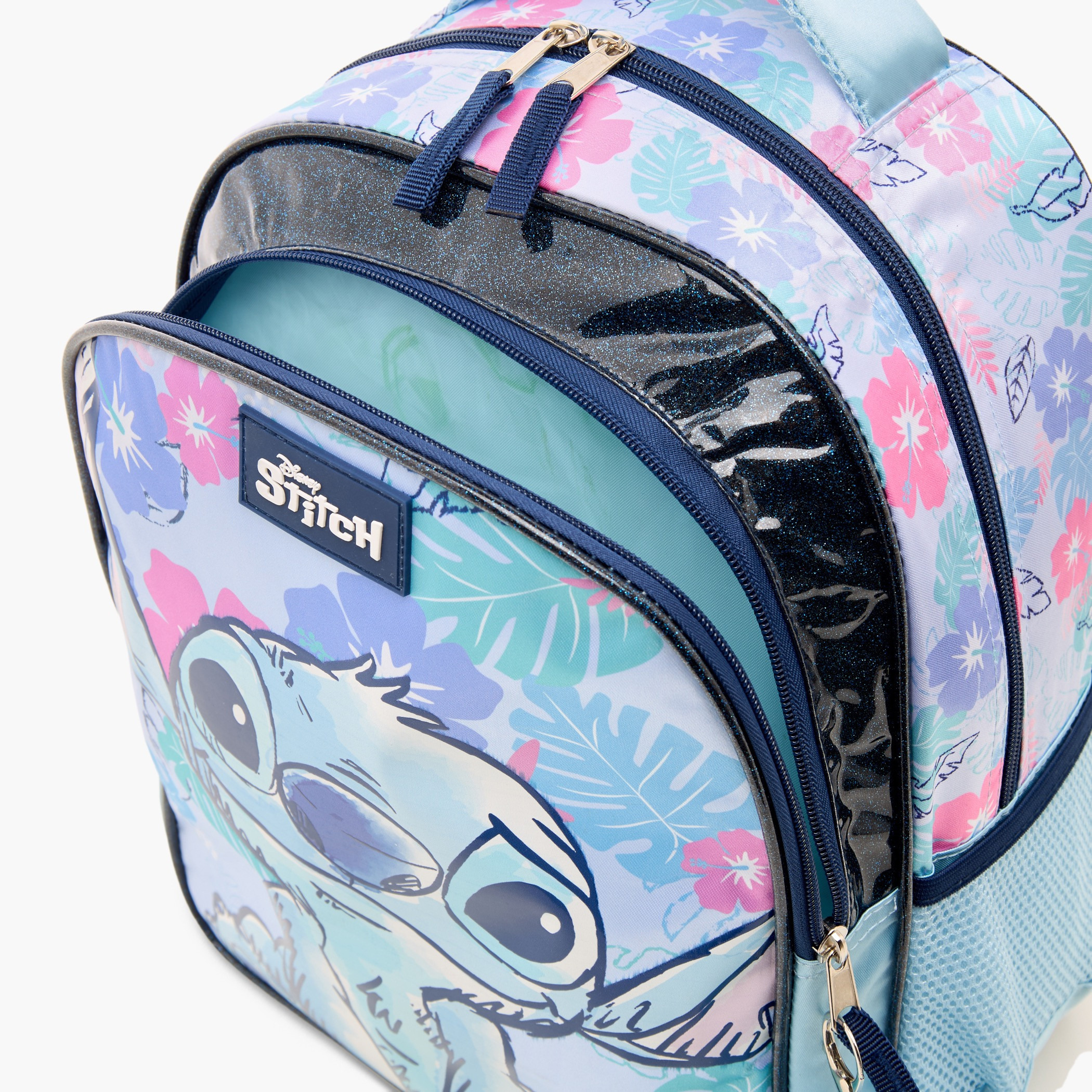 Disney Stitch Print Backpack with Laptop Compartment and Adjustable Straps - 14 inches-school-bagsandbackpacks-backpacks-image-7