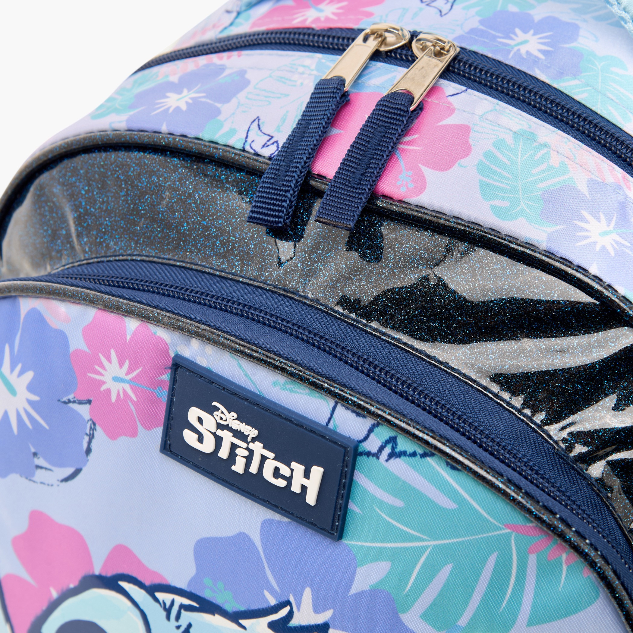 Disney Stitch Print Backpack with Laptop Compartment and Adjustable Straps - 14 inches-school-bagsandbackpacks-backpacks-image-8