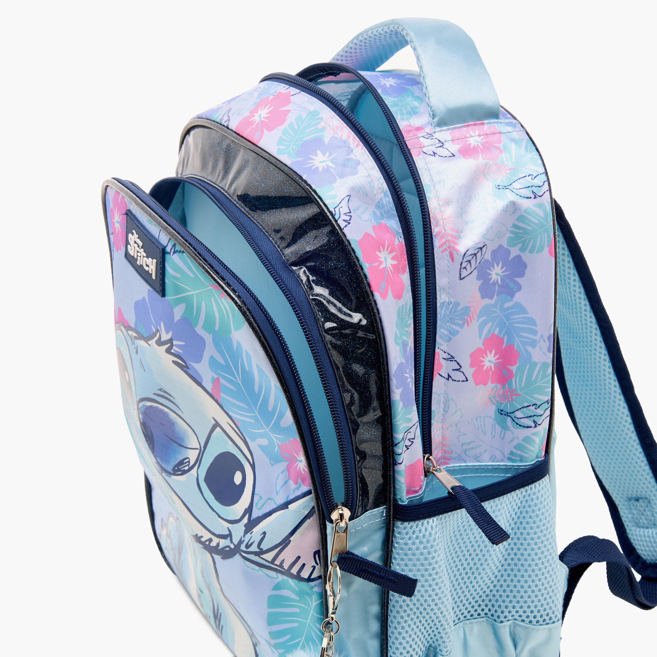 Disney Stitch Print Backpack with Laptop Compartment and Adjustable Straps - 14 inches-school-bagsandbackpacks-backpacks-image-9