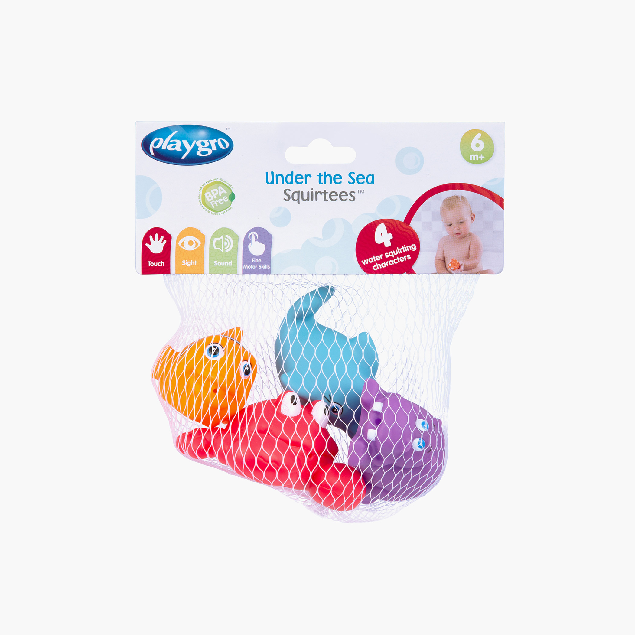 Playgro 4-Piece Under the Sea Squirtees Bath Toy Set-toys-babyandtoddlertoys-bathtoys-image-3
